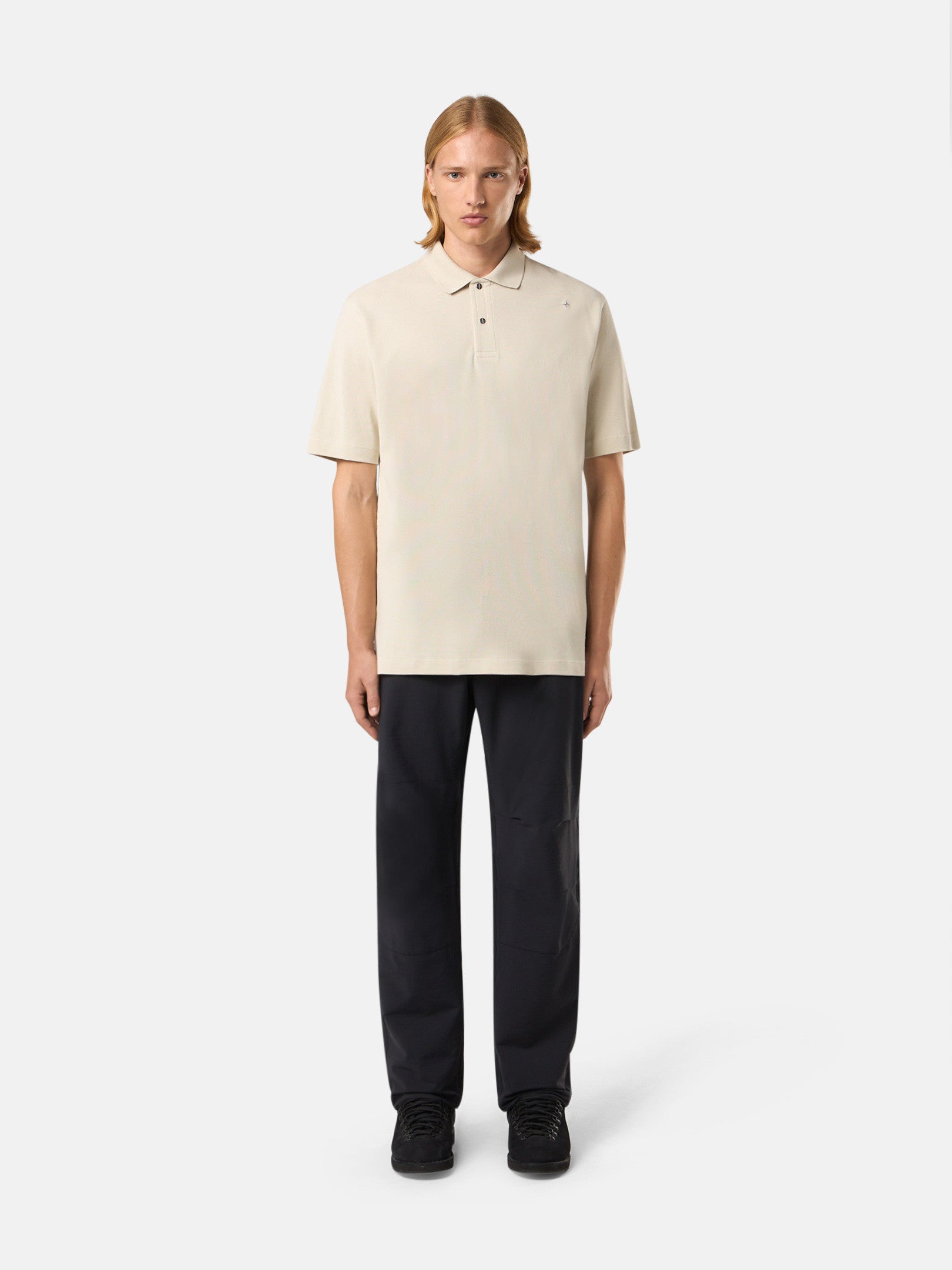 203G4 50/2 ORGANIC COTTON PIQUÉ_STONE ISLAND STELLINA