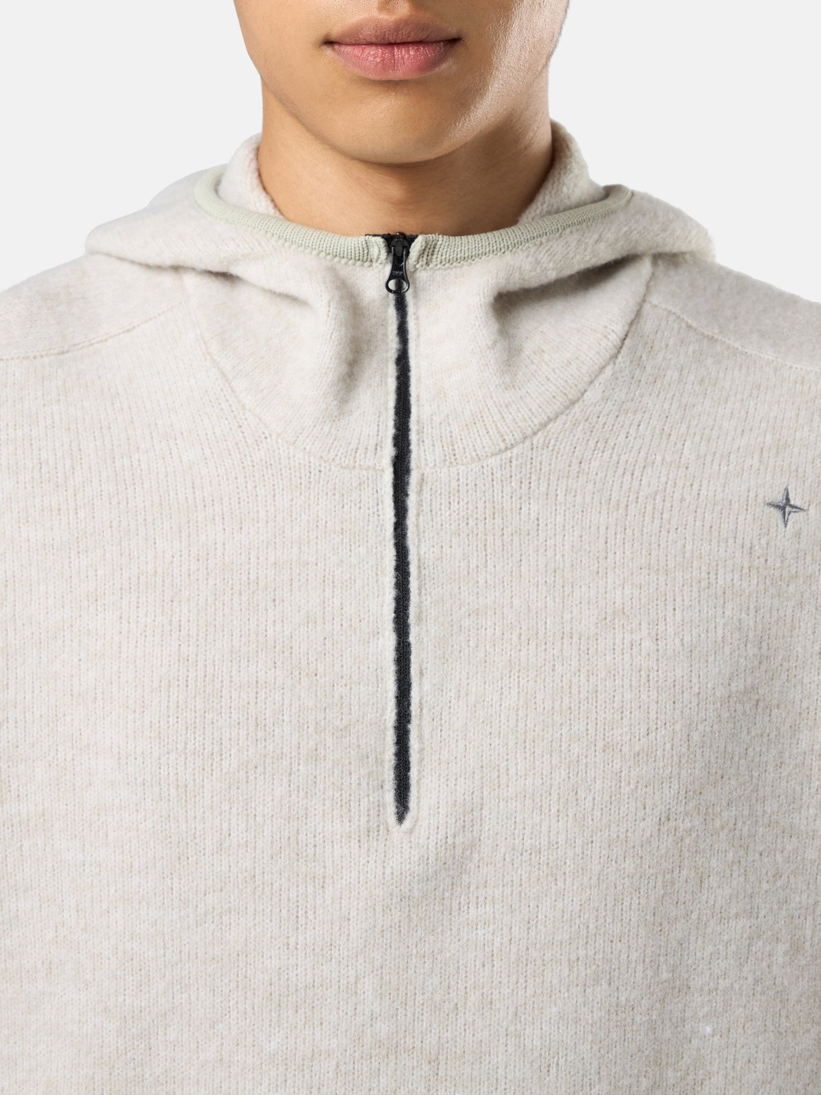 569GA GAUZED EFFECT WOOL BLEND_STONE ISLAND STELLINA