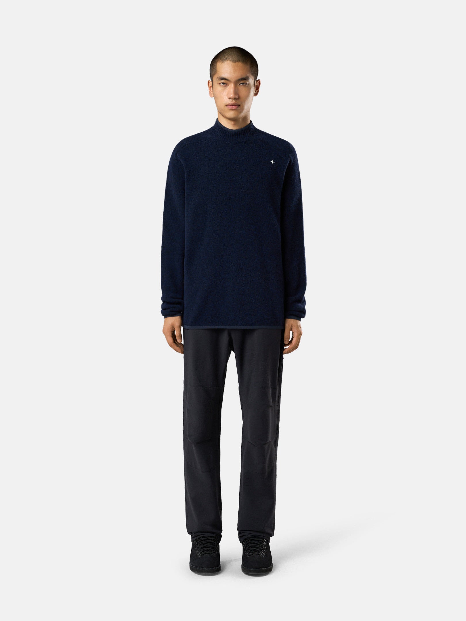 570GA GAUZED EFFECT WOOL BLEND_STONE ISLAND STELLINA
