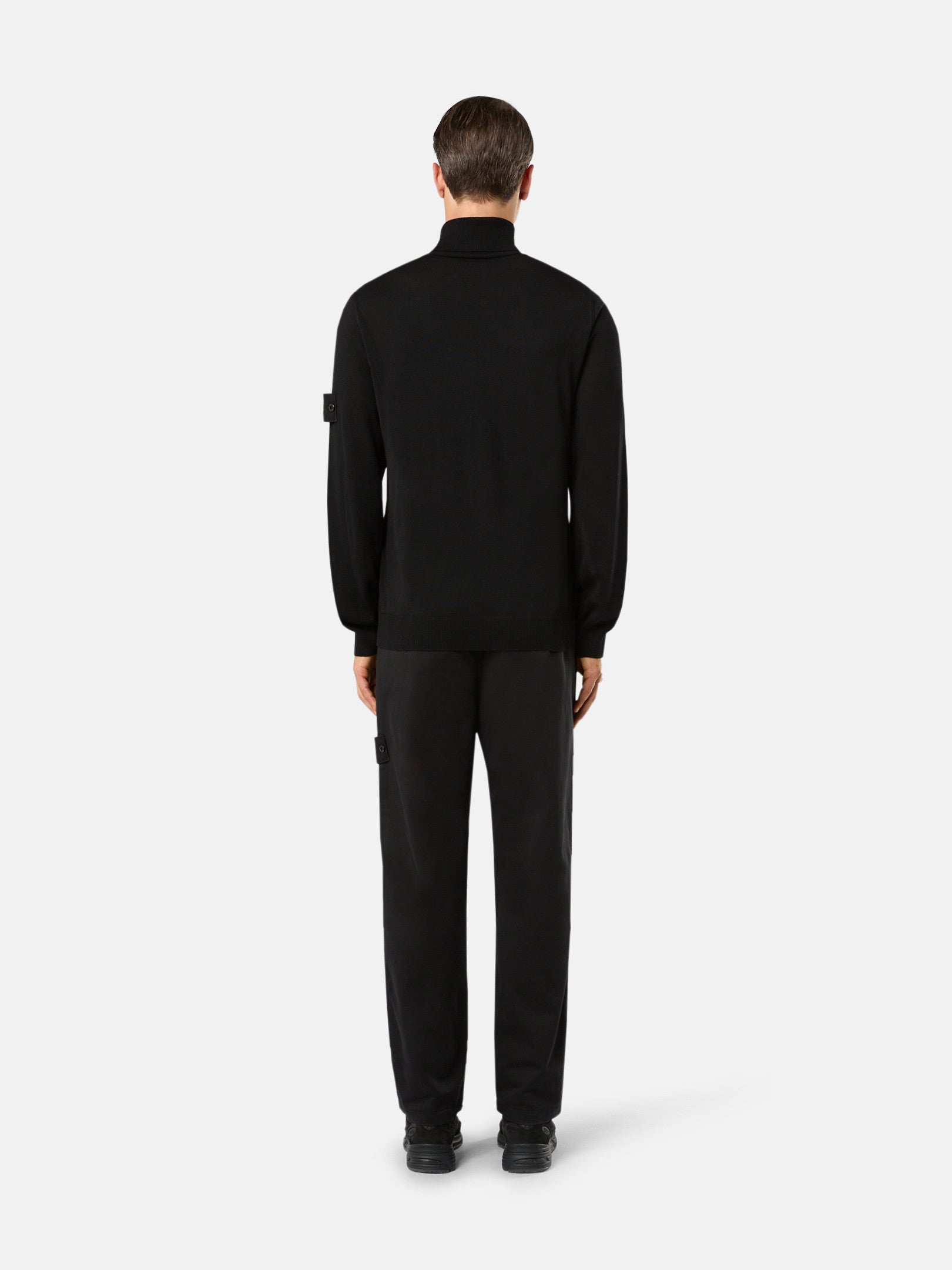 337F6 STRETCH COTTON WOOL SATIN_STONE ISLAND GHOST