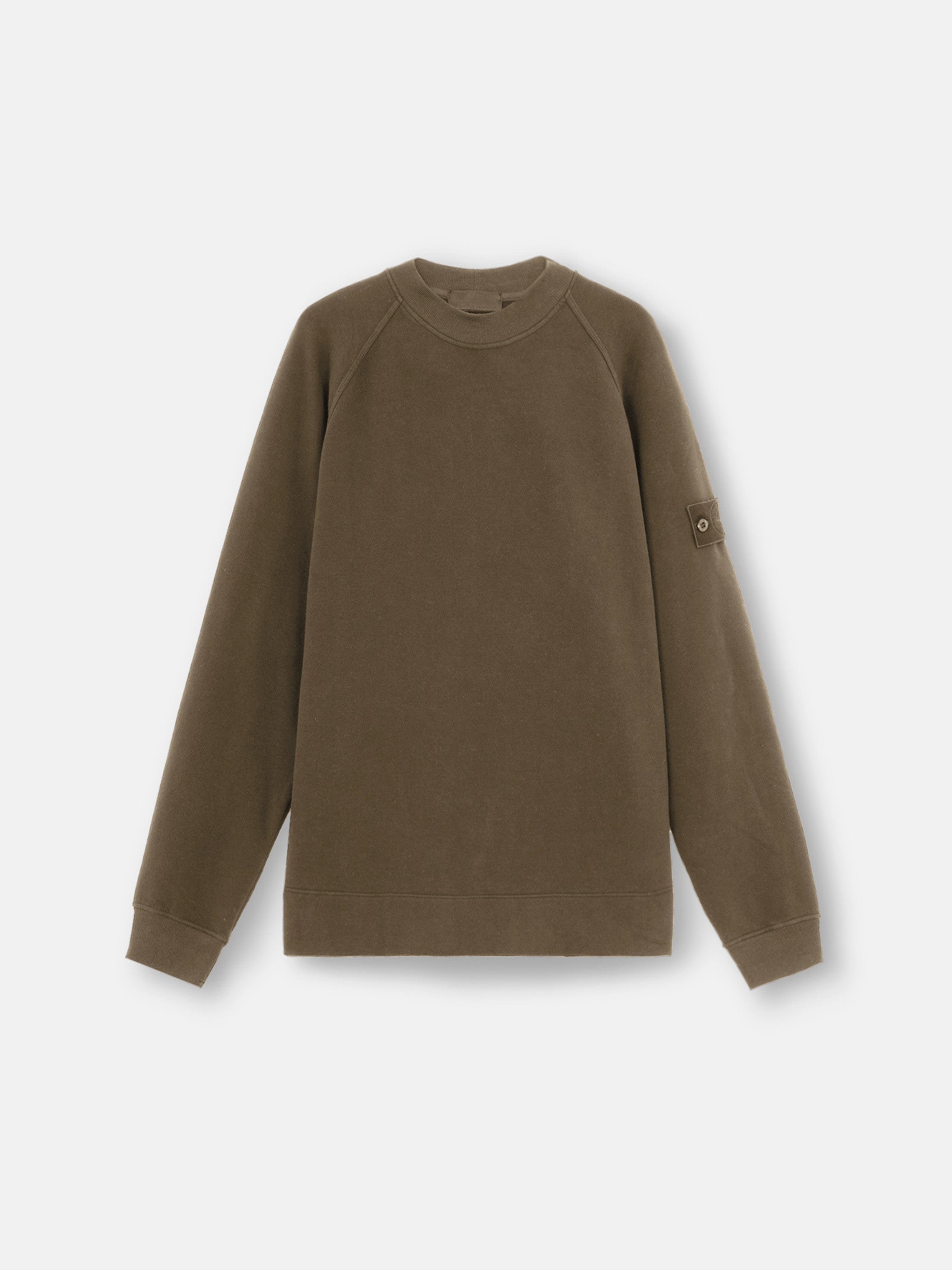 629F7 STRETCH ORGANIC COTTON FLEECE_STONE ISLAND GHOST