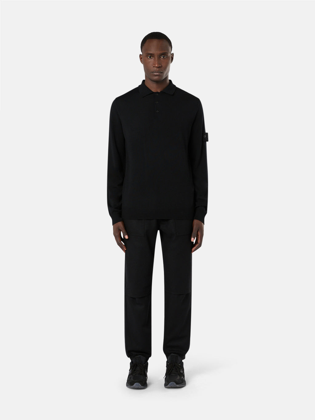 331F4 WOOL NYLON FLANNEL_STONE ISLAND GHOST