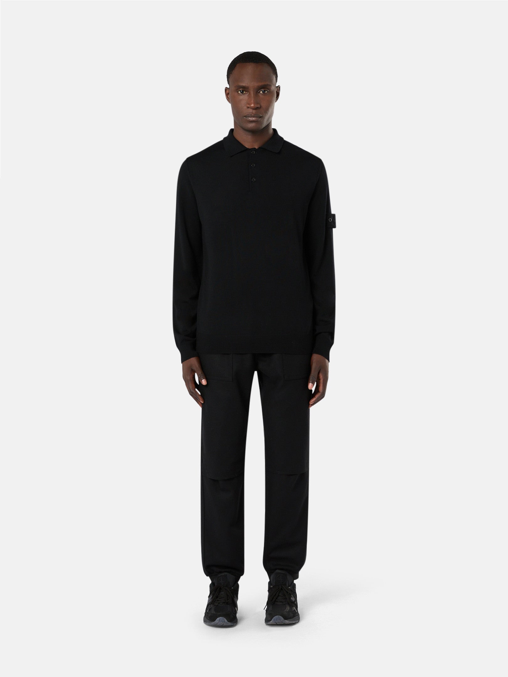 331F4 WOOL NYLON FLANNEL_STONE ISLAND GHOST