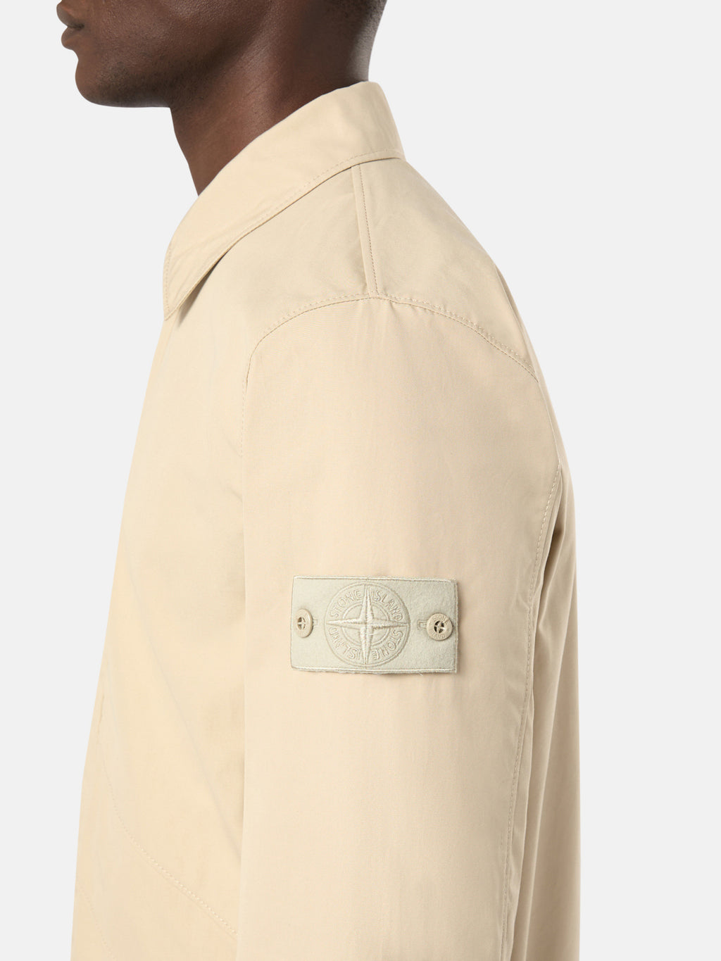 107F1 WEATHERPROOF COTTON CANVAS_STONE ISLAND GHOST
