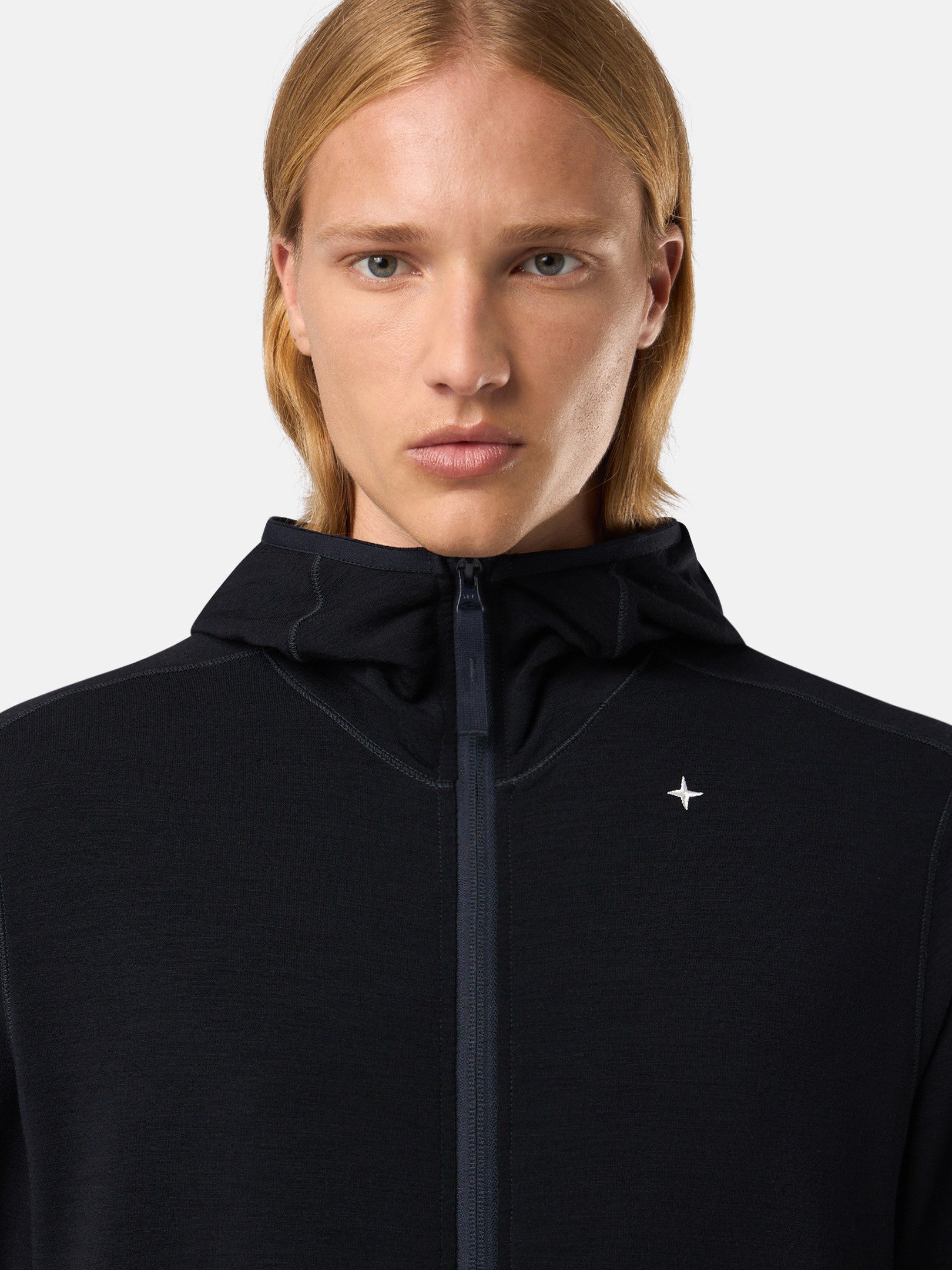 622G5 LIGHT STRETCH WOOL COTTON FLEECE_STONE ISLAND STELLINA