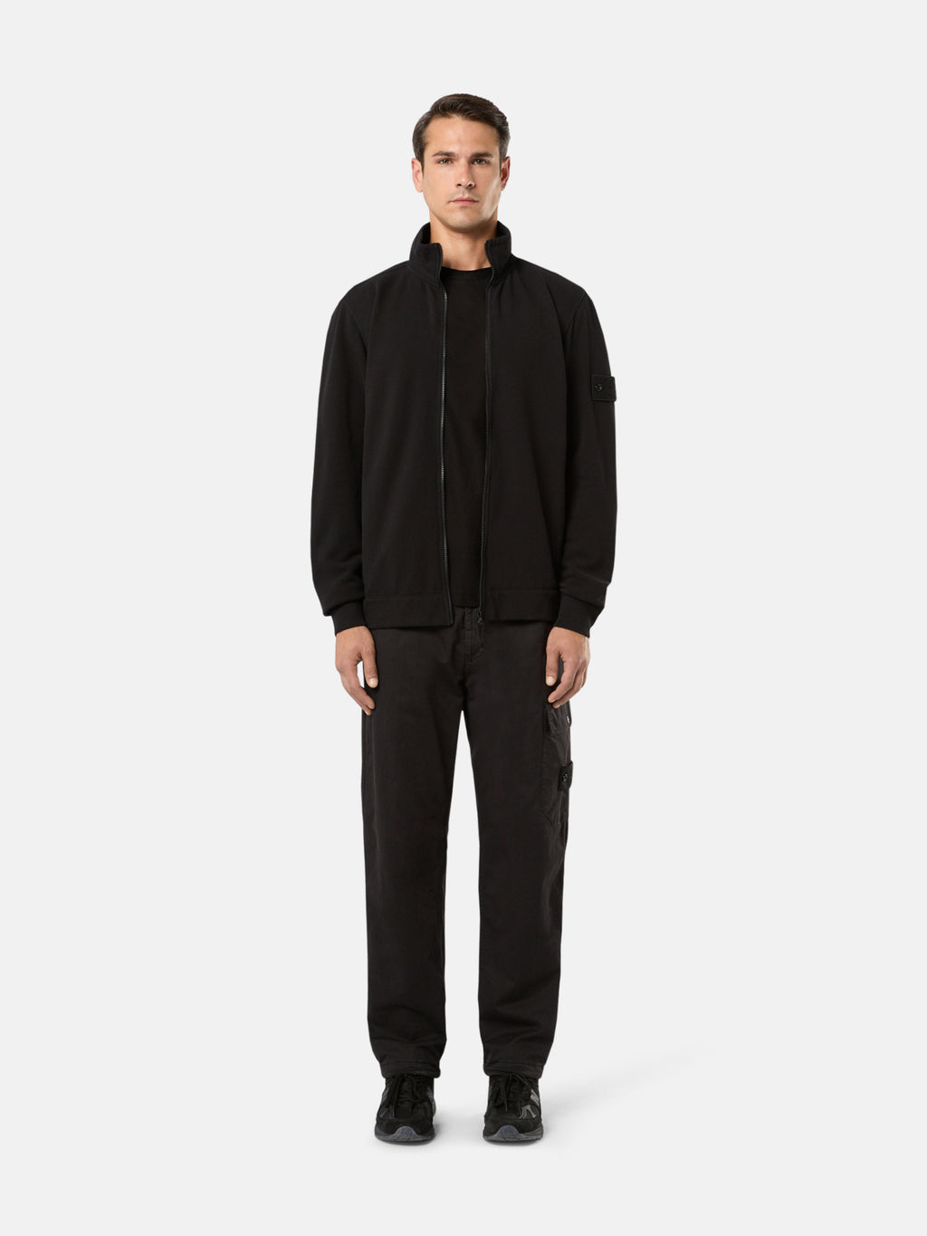 220F8 MERCERIZED COTTON JERSEY_STONE ISLAND GHOST