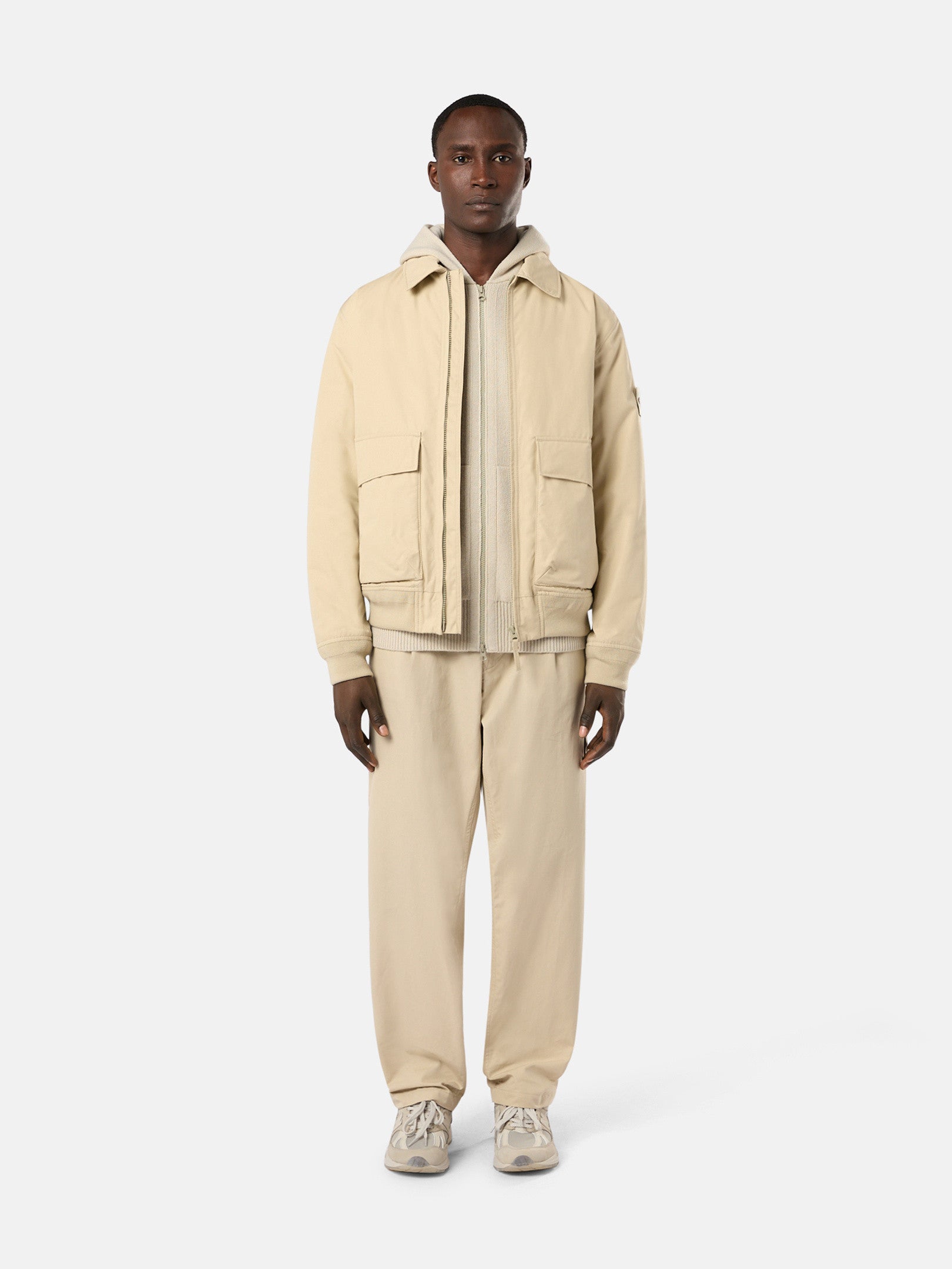 420F1 WEATHERPROOF COTTON CANVAS_STONE ISLAND GHOST