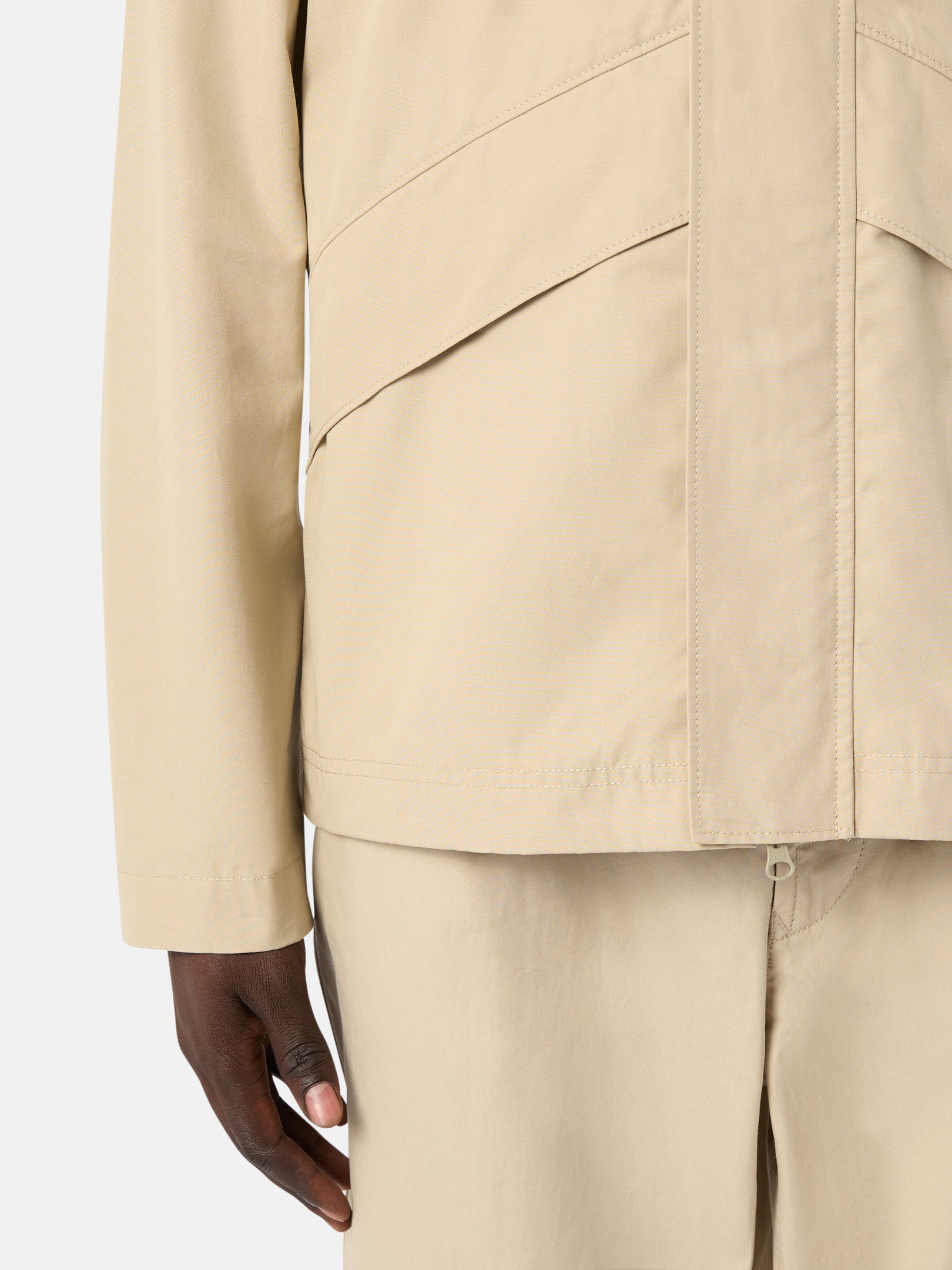 107F1 WEATHERPROOF COTTON CANVAS_STONE ISLAND GHOST