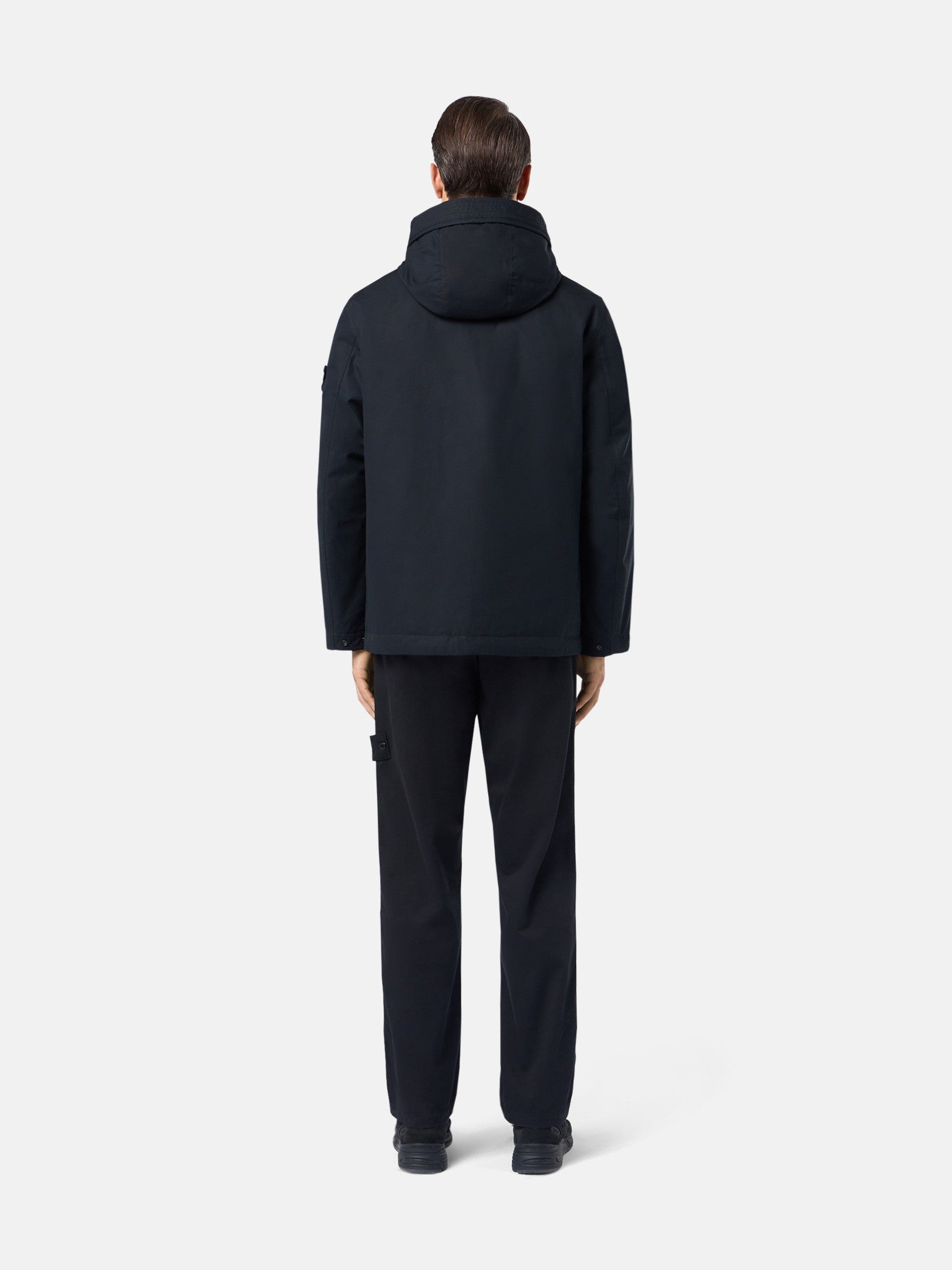 419F1 WEATHERPROOF COTTON CANVAS_STONE ISLAND GHOST