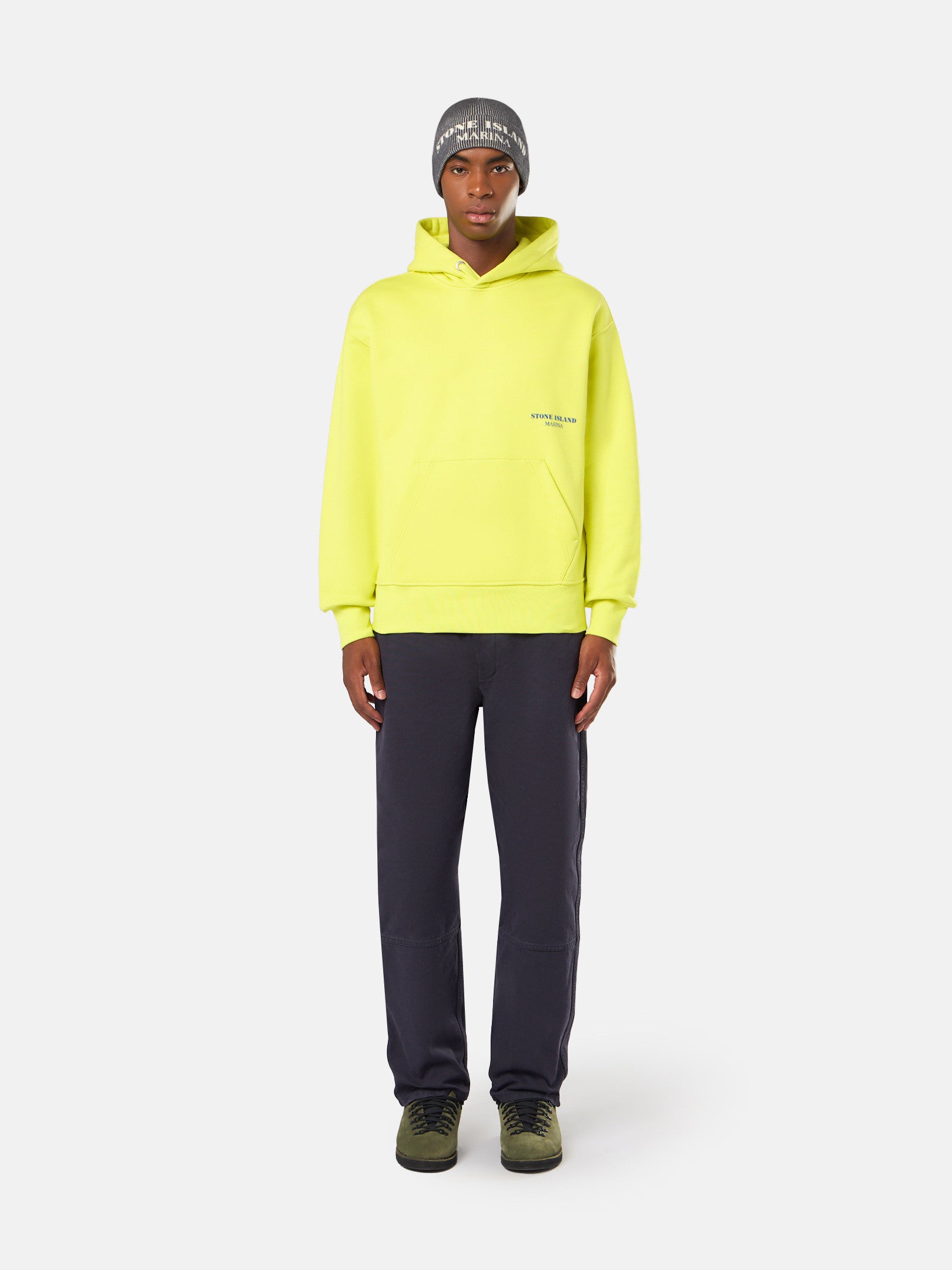 638X5 COTTON FLEECE_STONE ISLAND MARINA