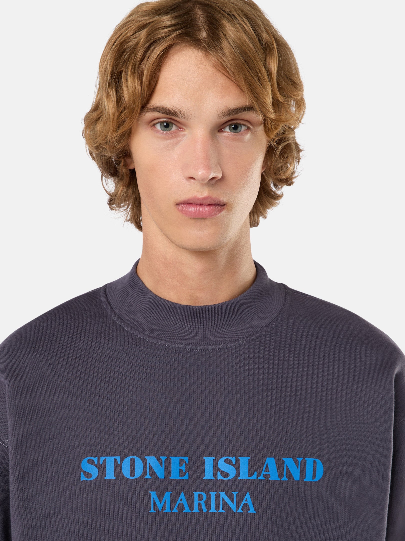 631X5 COTTON FLEECE_STONE ISLAND MARINA