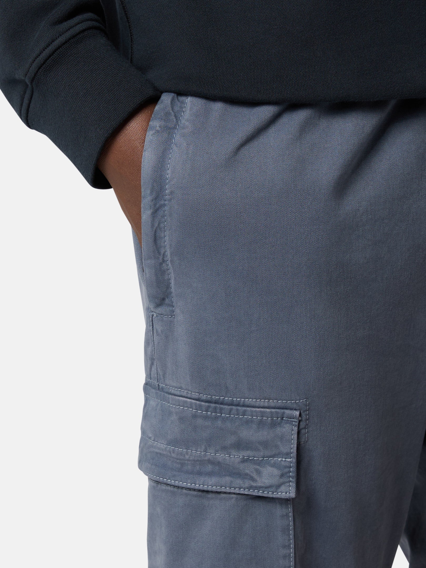 313L1 STRETCH BROKEN TWILL ORGANIC COTTON 'OLD' EFFECT