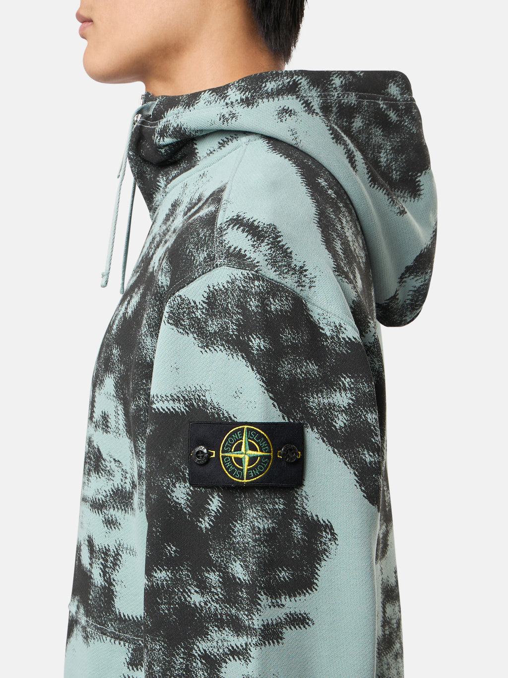 659E3 CAMOUFLAGE ORGANIC COTTON DIAGONAL FLEECE