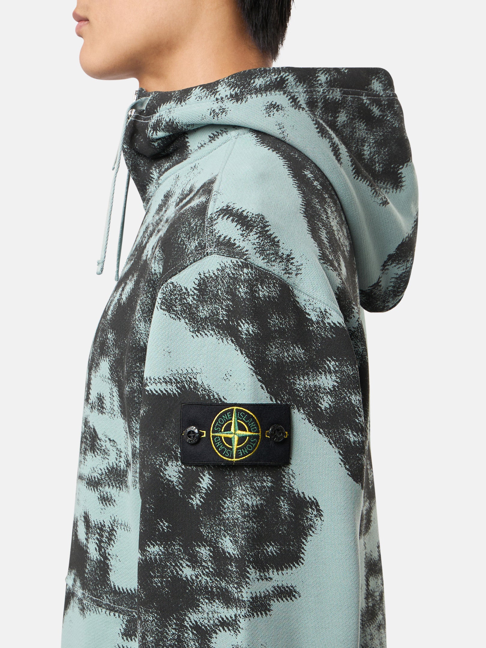 659E3 CAMOUFLAGE ORGANIC COTTON DIAGONAL FLEECE