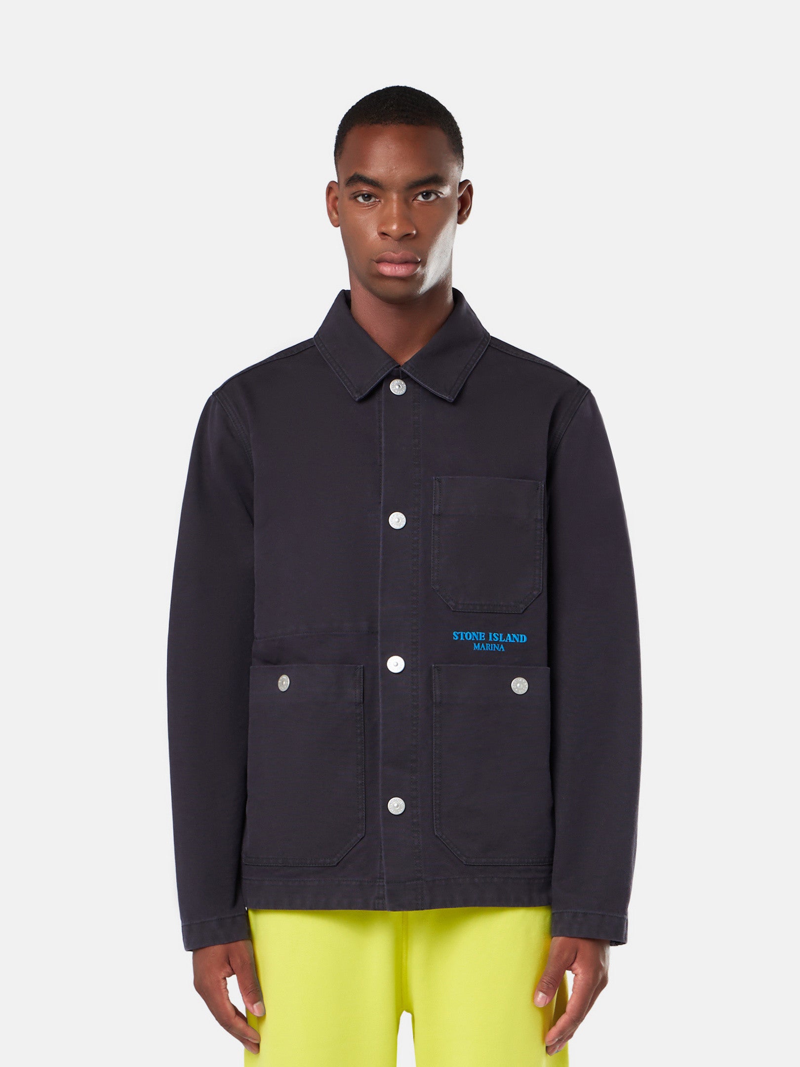 442X9 PLATED COTTON CANVAS_STONE ISLAND MARINA