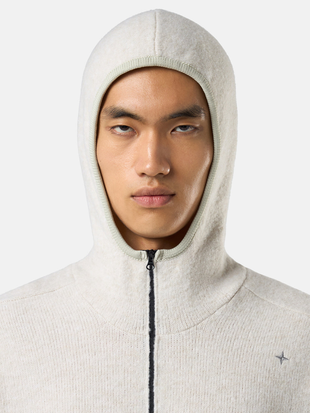 569GA GAUZED EFFECT WOOL BLEND_STONE ISLAND STELLINA