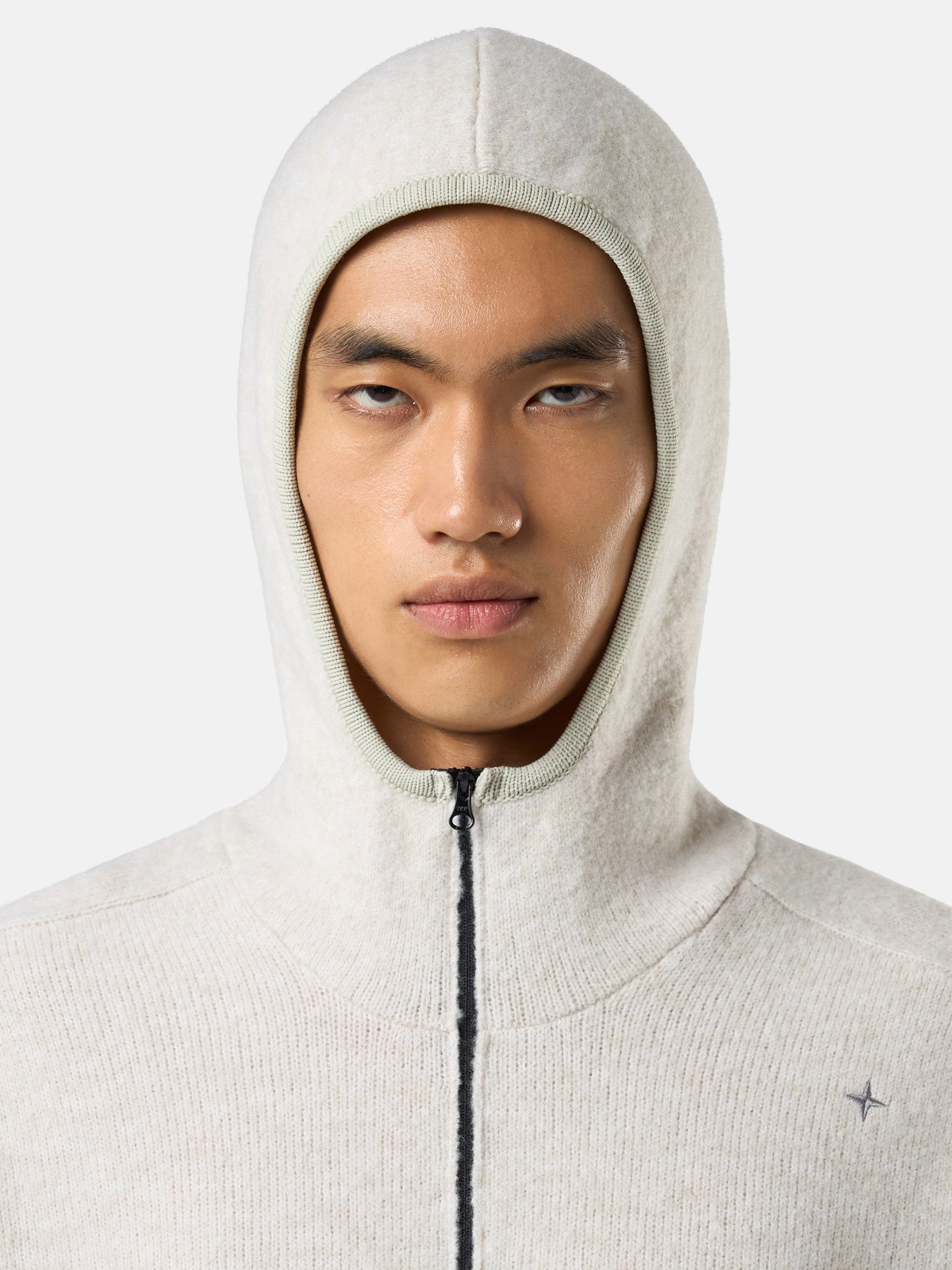 569GA GAUZED EFFECT WOOL BLEND_STONE ISLAND STELLINA