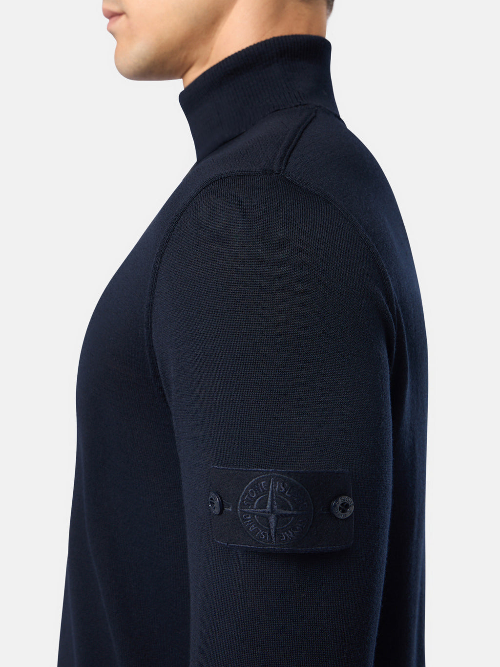 565FC LIGHT PURE RWS WOOL_STONE ISLAND GHOST