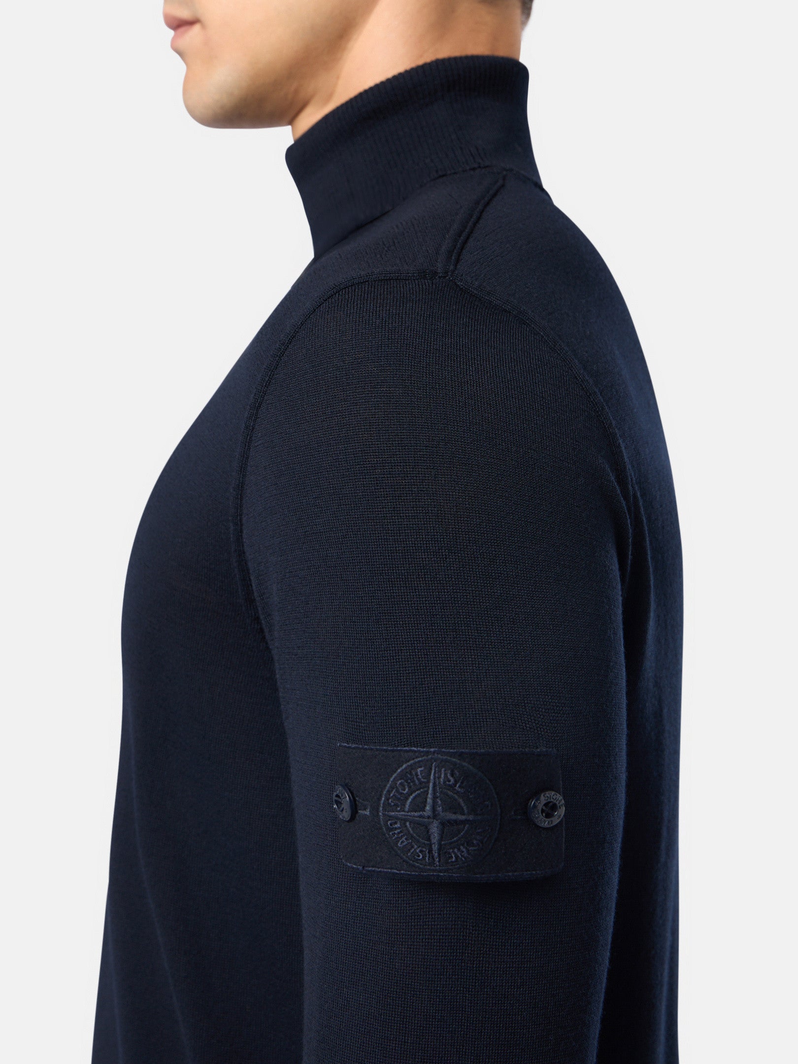 565FC LIGHT PURE RWS WOOL_STONE ISLAND GHOST