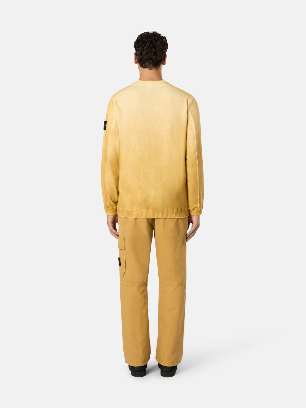 657T3 RECYCLED AND ORGANIC COTTON JERSEY, OXIDE SPRAY
