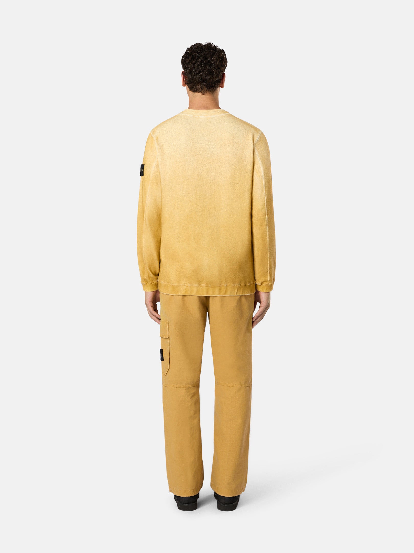 657T3 RECYCLED AND ORGANIC COTTON JERSEY, OXIDE SPRAY