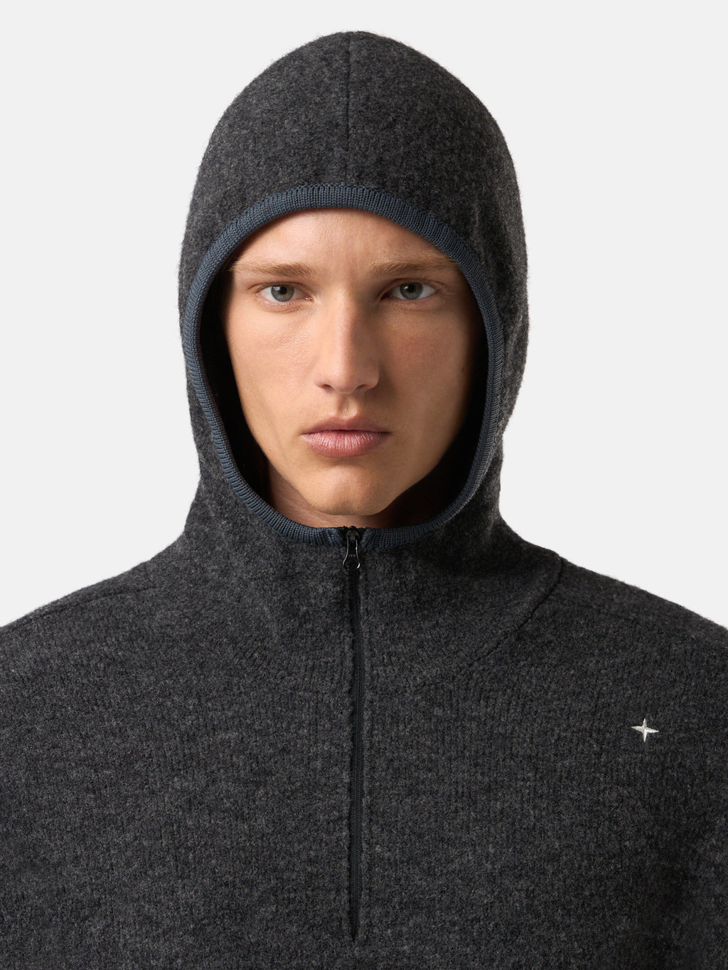 569GA GAUZED EFFECT WOOL BLEND_STONE ISLAND STELLINA