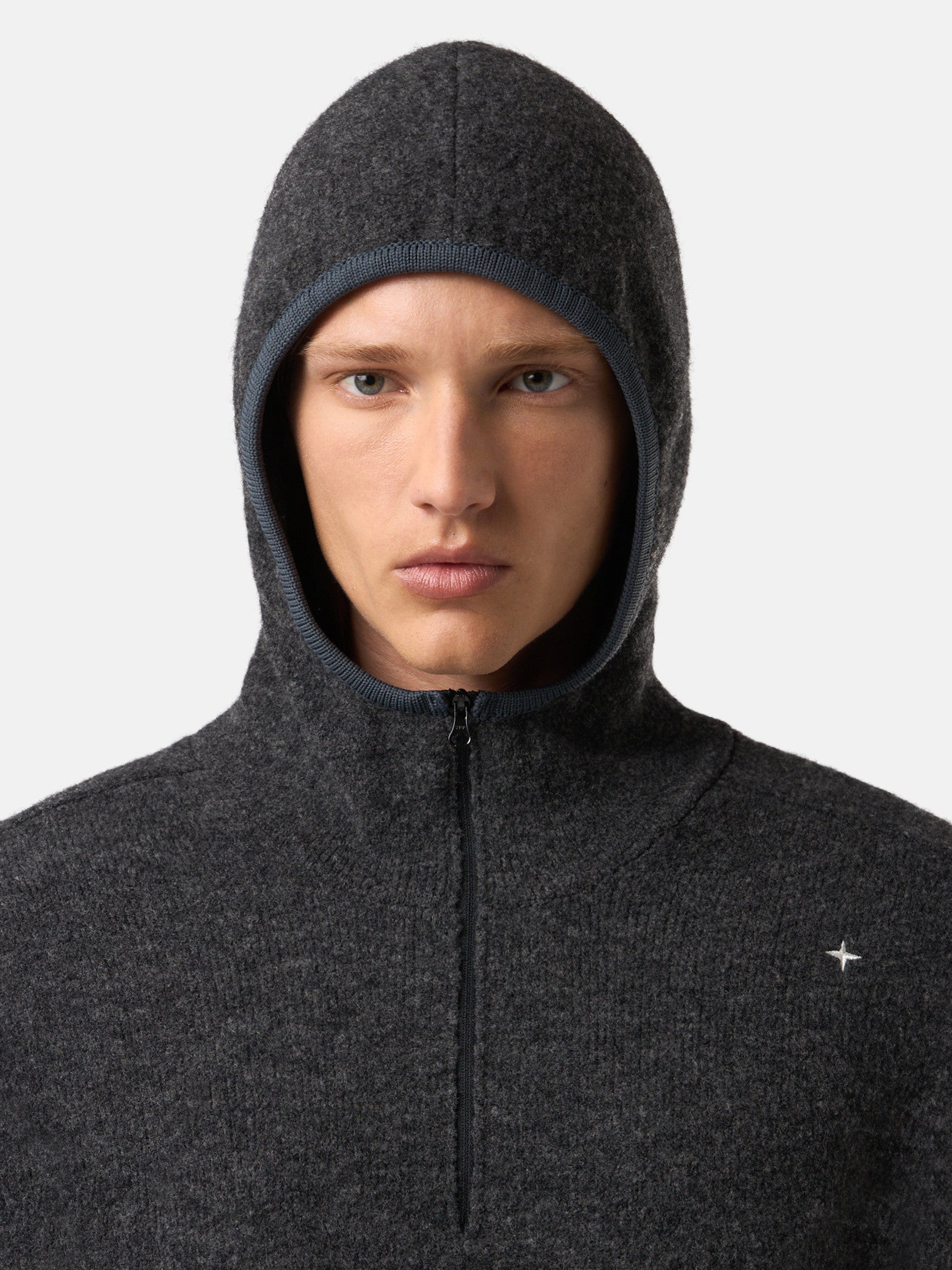 569GA GAUZED EFFECT WOOL BLEND_STONE ISLAND STELLINA