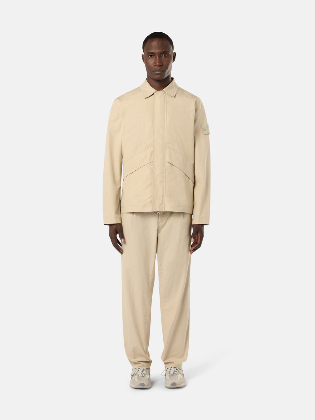 107F1 WEATHERPROOF COTTON CANVAS_STONE ISLAND GHOST