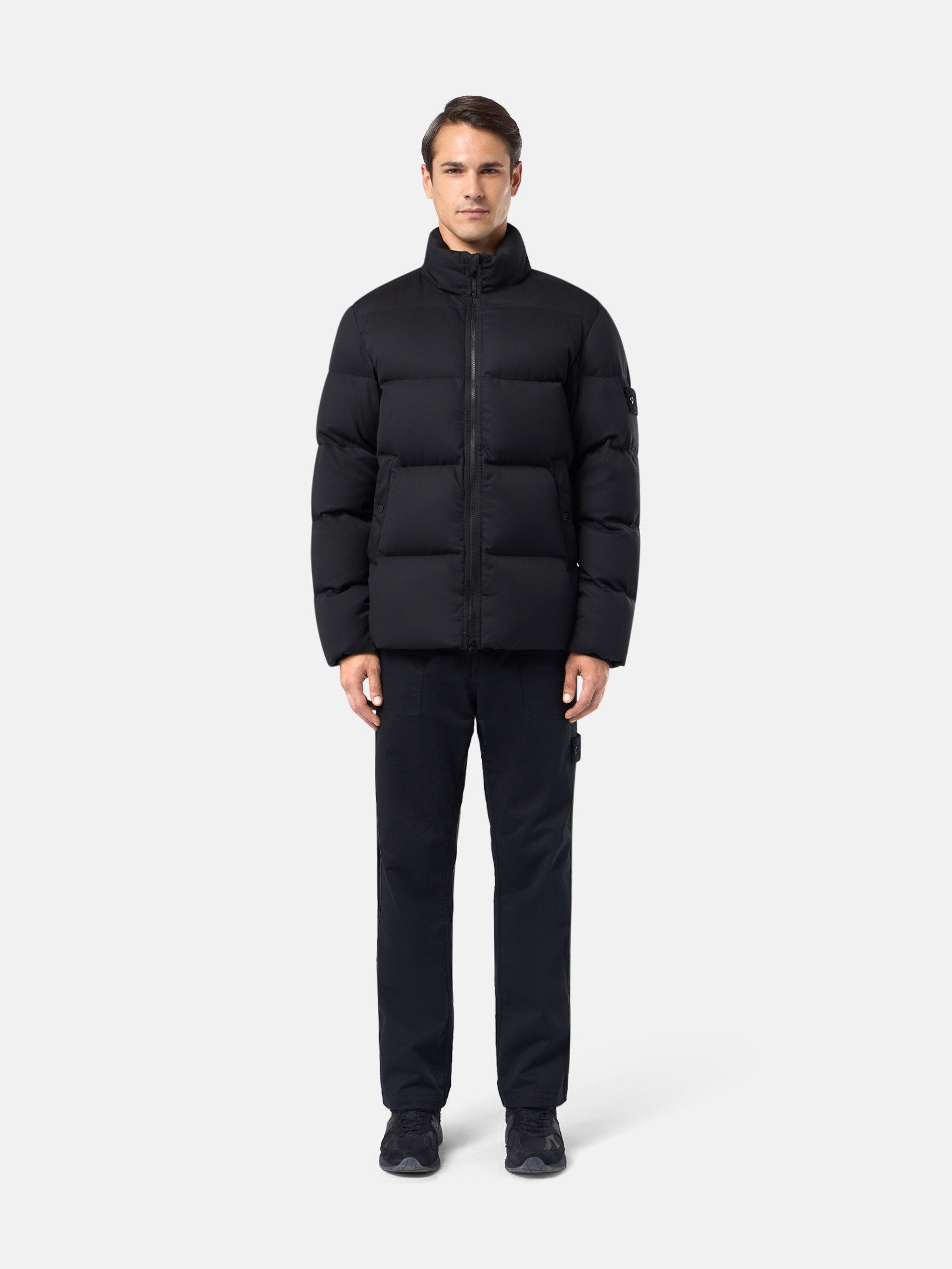 453F3 WOOL TWILL DOWN-TC_STONE ISLAND GHOST