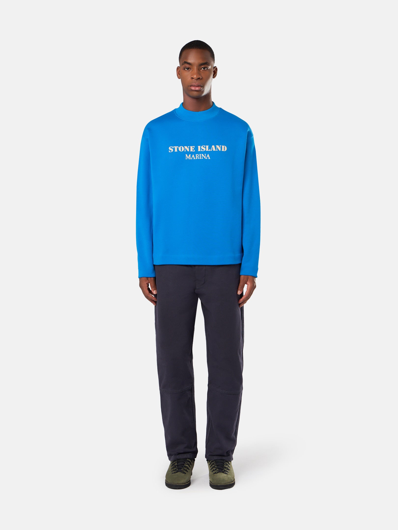 631X5 COTTON FLEECE_STONE ISLAND MARINA