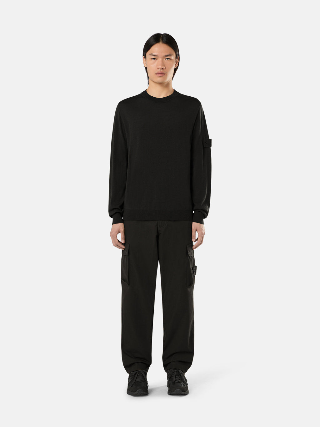 566FC LIGHT PURE RWS WOOL_STONE ISLAND GHOST