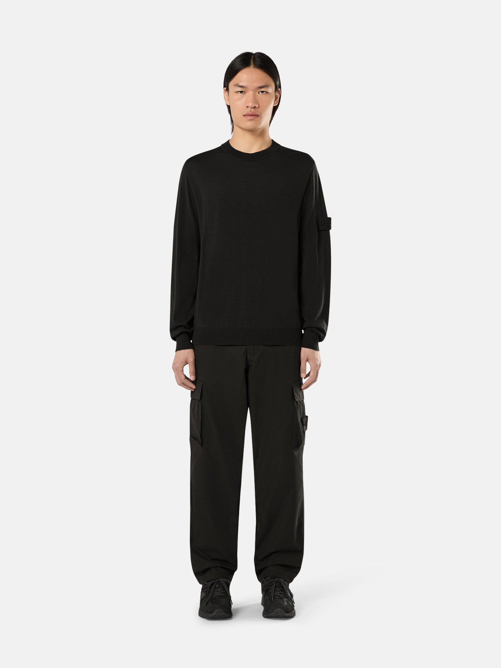 566FC LIGHT PURE RWS WOOL_STONE ISLAND GHOST