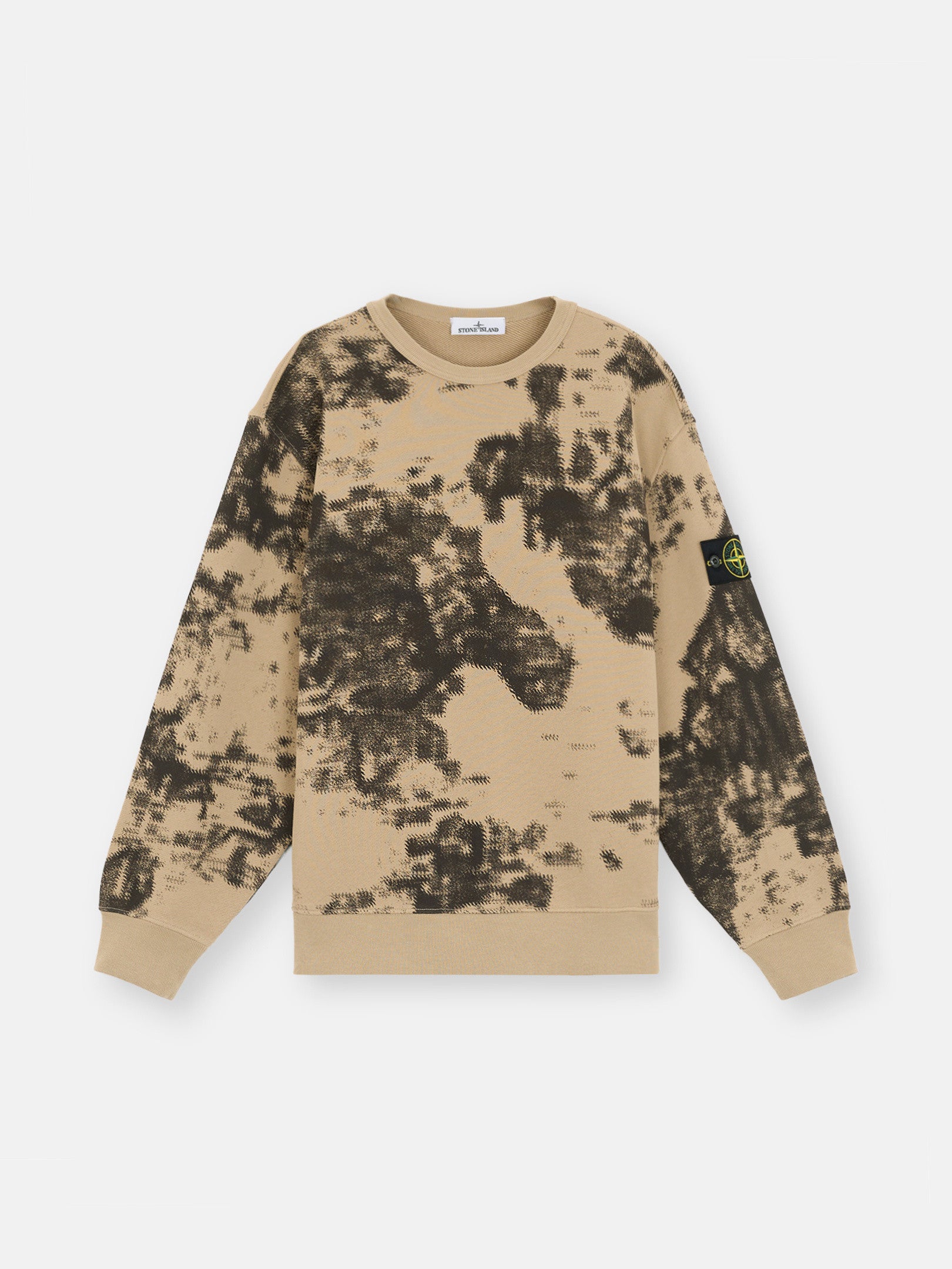 669E3 CAMOUFLAGE ORGANIC COTTON DIAGONAL FLEECE