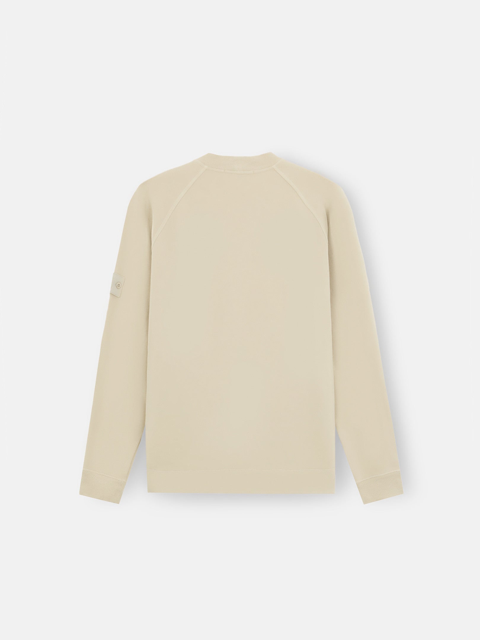 629F7 STRETCH ORGANIC COTTON FLEECE_STONE ISLAND GHOST