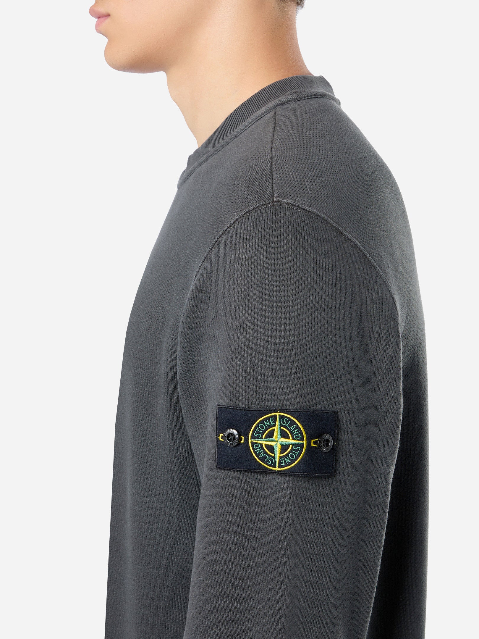 61241 ORGANIC COTTON DIAGONAL FLEECE 'OLD' EFFECT