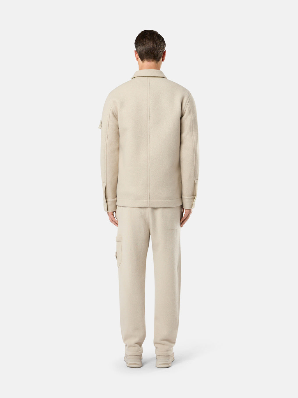 455F5 HEAVY MELTON_STONE ISLAND GHOST