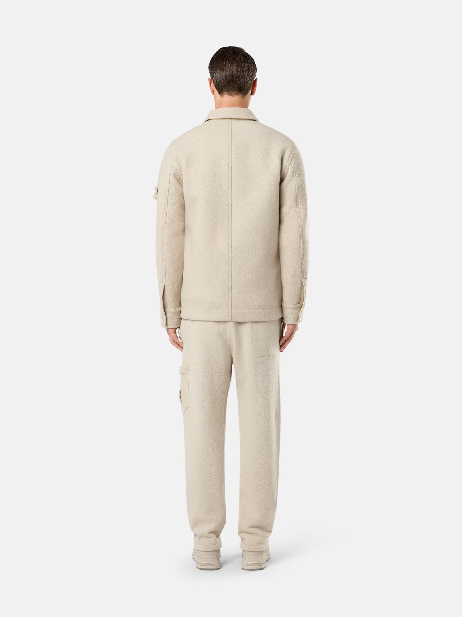 455F5 HEAVY MELTON_STONE ISLAND GHOST