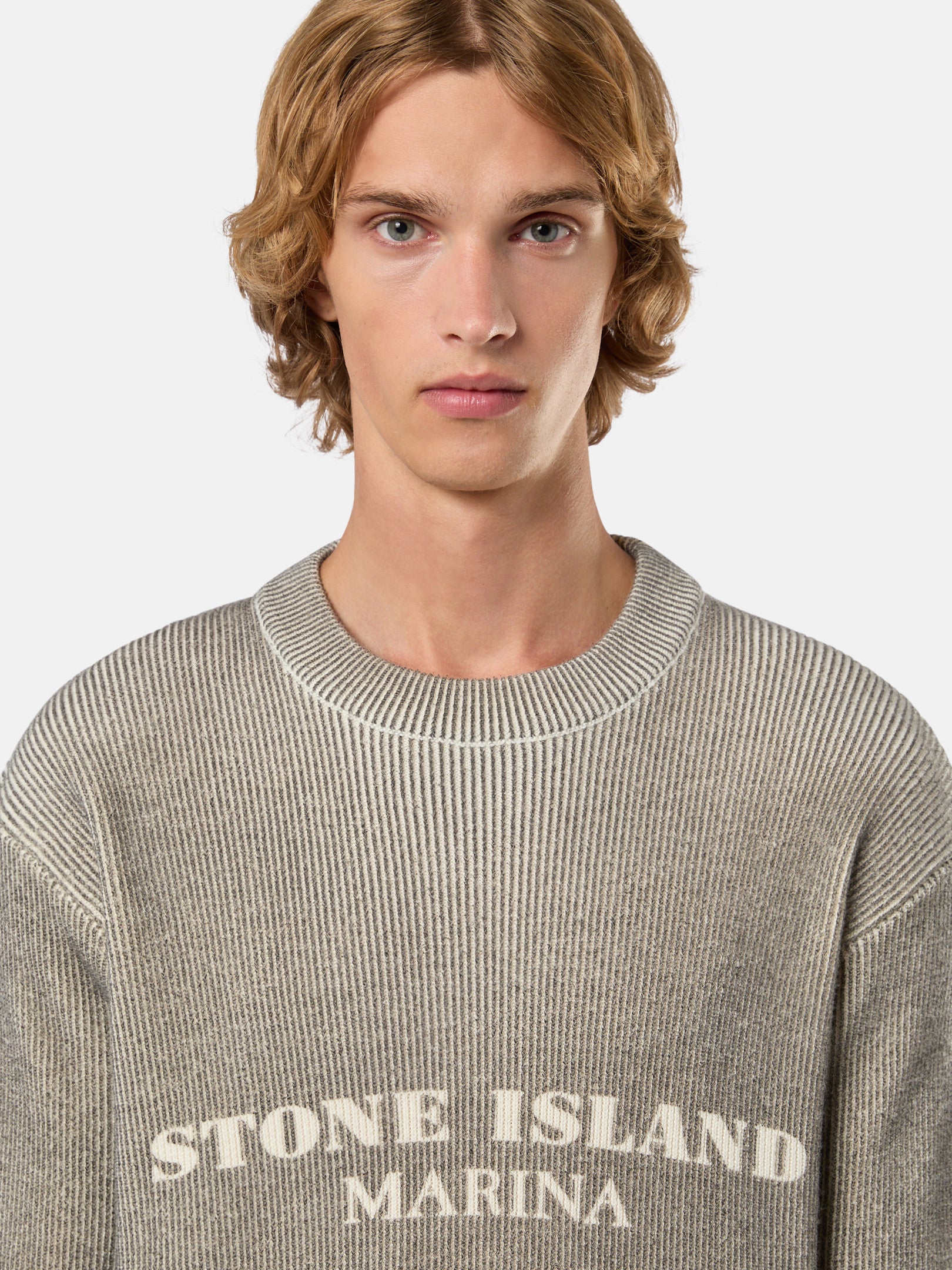 542XB PRINTED WOOL BLEND_STONE ISLAND MARINA
