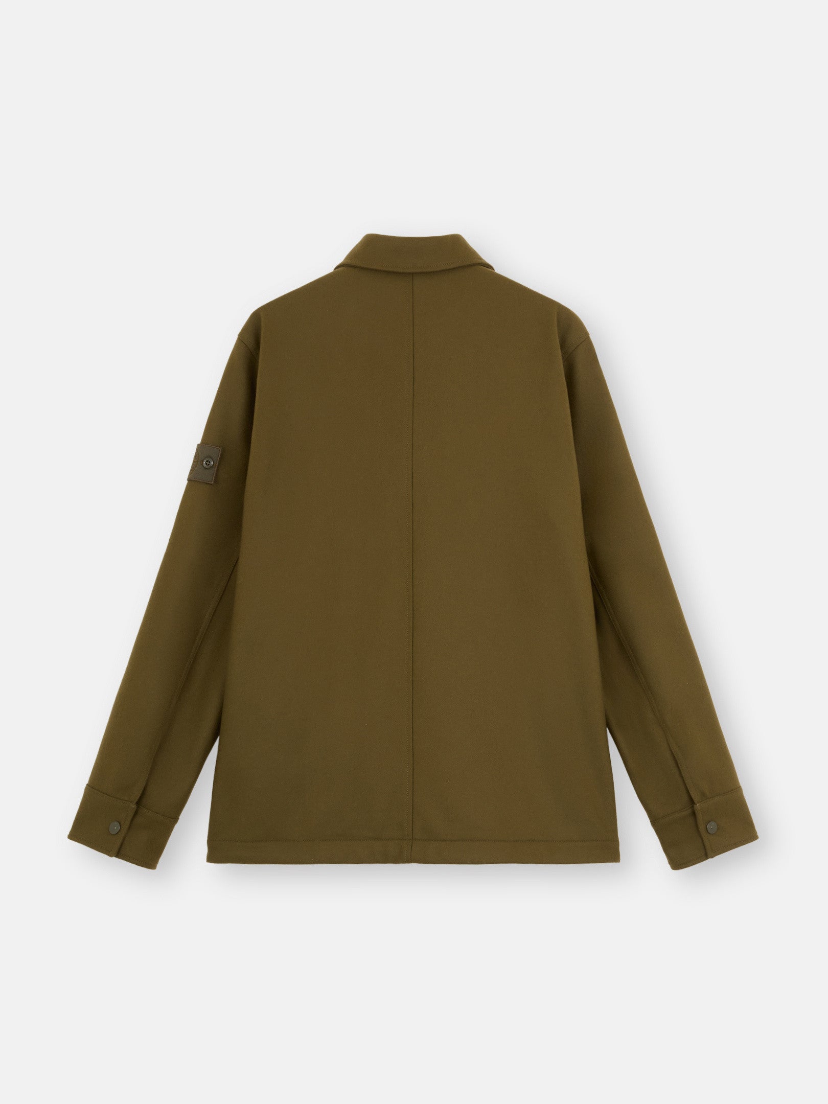 120F4 WOOL NYLON FLANNEL_STONE ISLAND GHOST PIECE