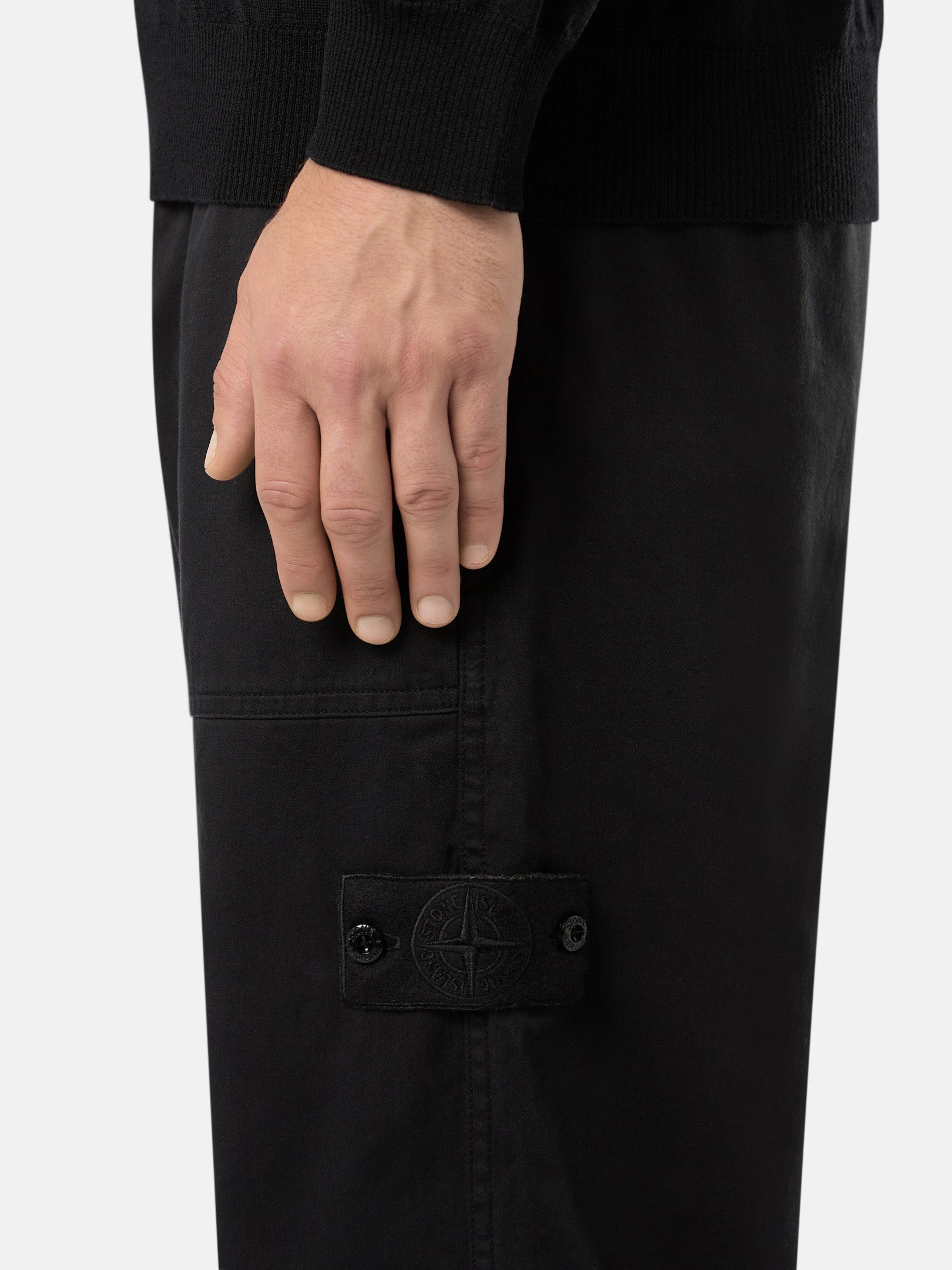 337F6 STRETCH COTTON WOOL SATIN_STONE ISLAND GHOST