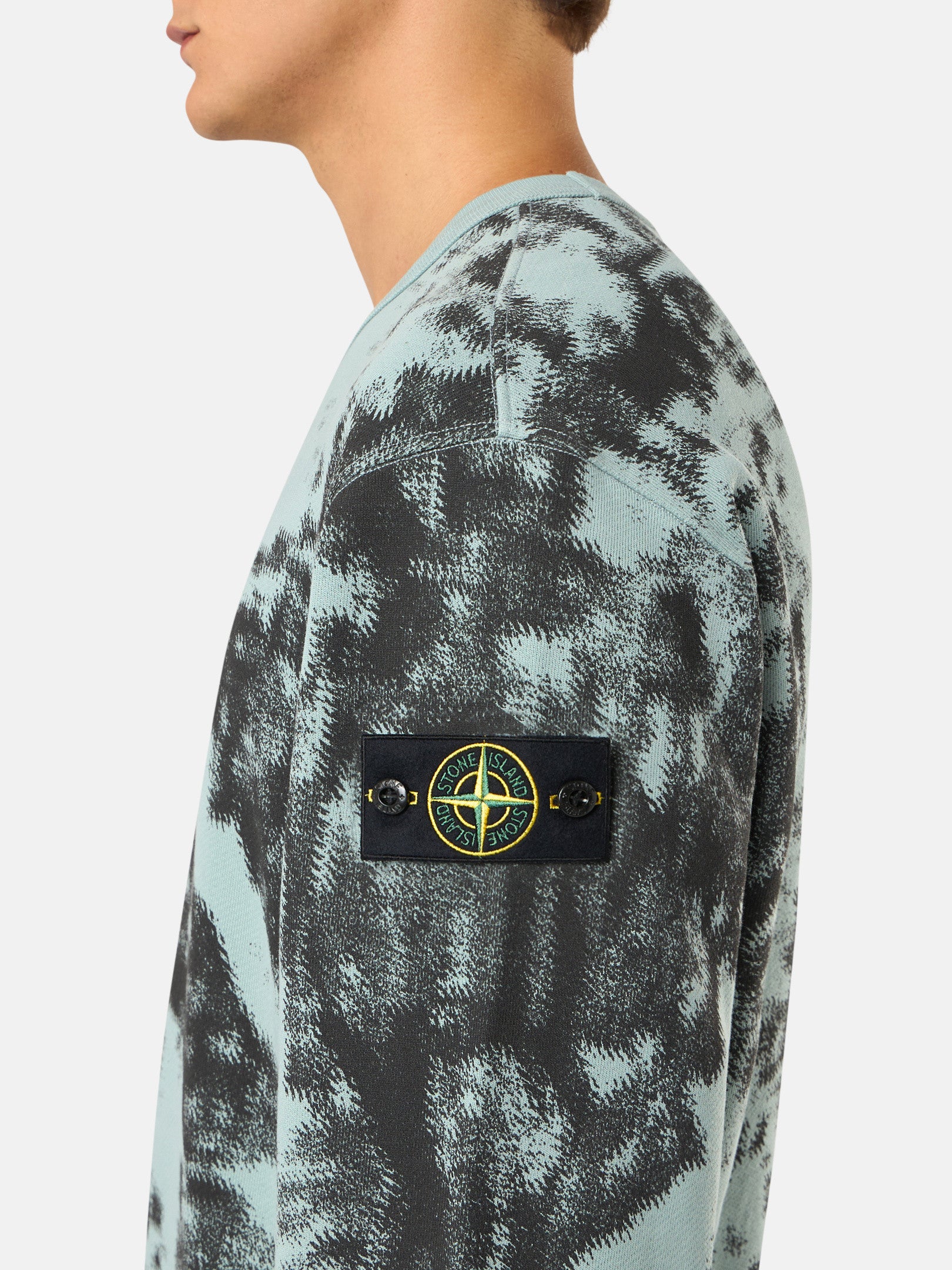 669E3 CAMOUFLAGE ORGANIC COTTON DIAGONAL FLEECE