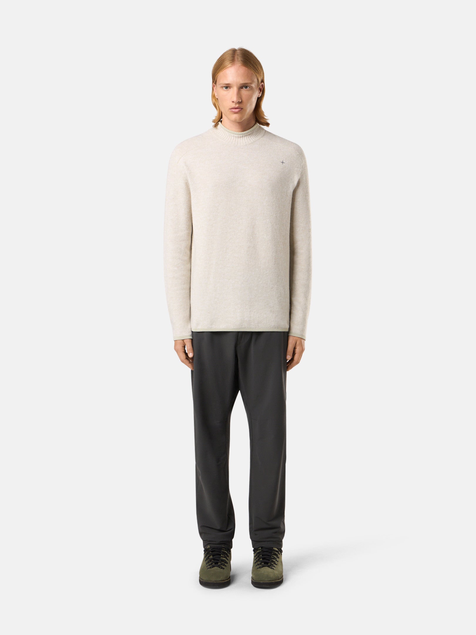 570GA GAUZED EFFECT WOOL BLEND_STONE ISLAND STELLINA