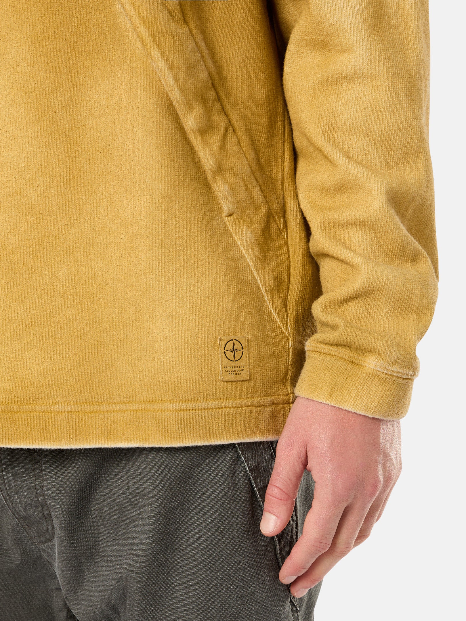 656T3 RECYCLED AND ORGANIC COTTON JERSEY, OXIDE SPRAY