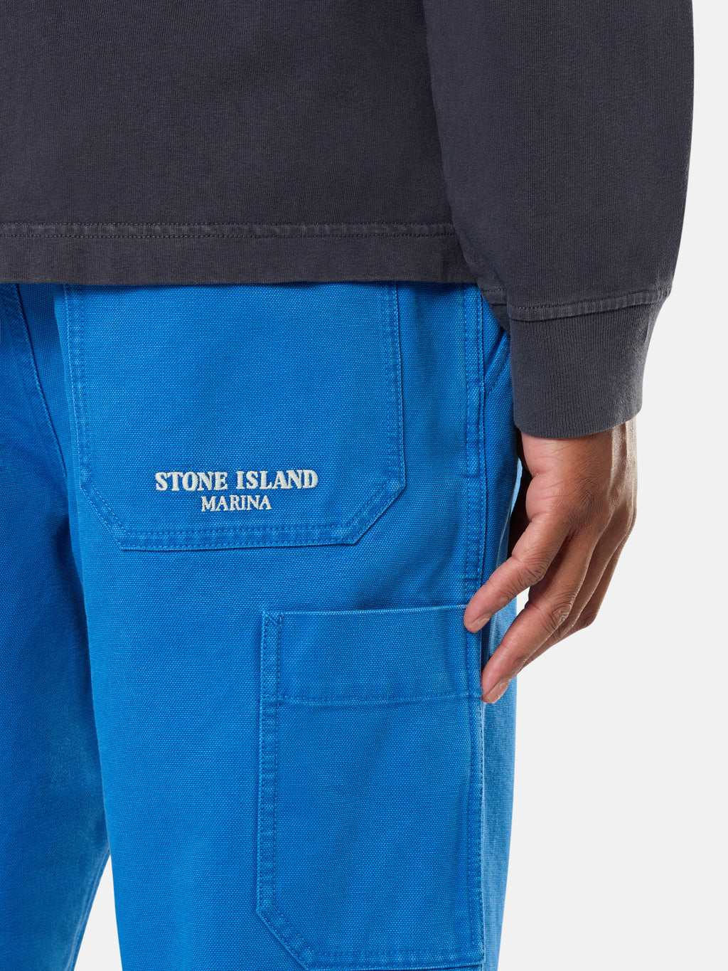 320X9 PLATED COTTON CANVAS_STONE ISLAND MARINA
