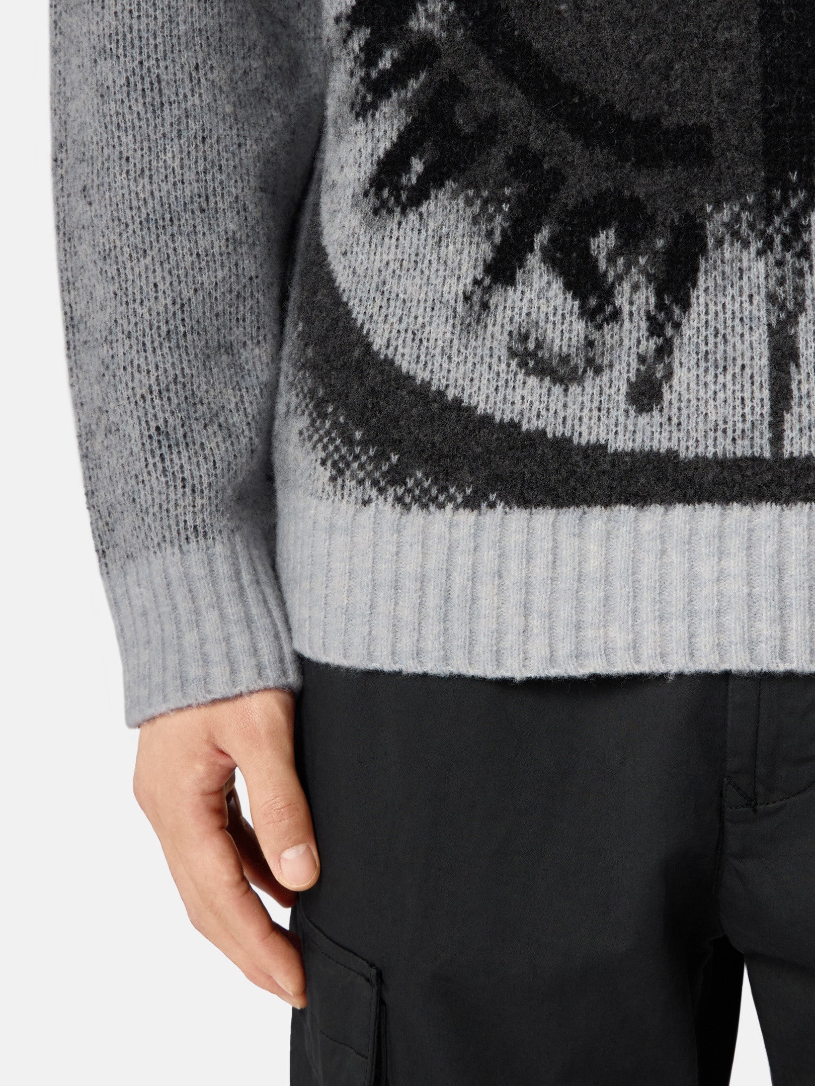 522D1 GAUZED EFFECT WOOL BLEND