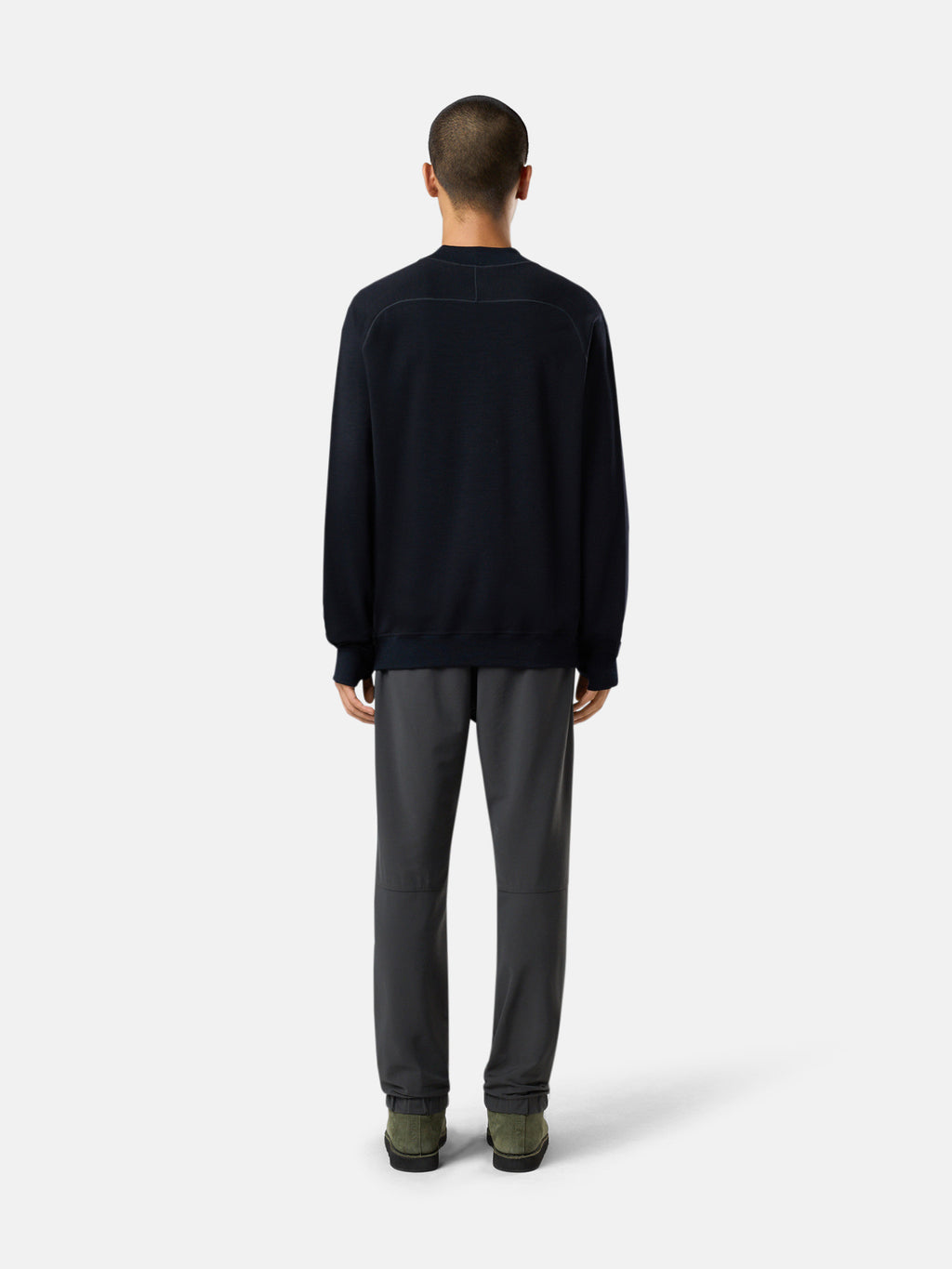 623G5 LIGHT STRETCH WOOL COTTON FLEECE_STONE ISLAND STELLINA