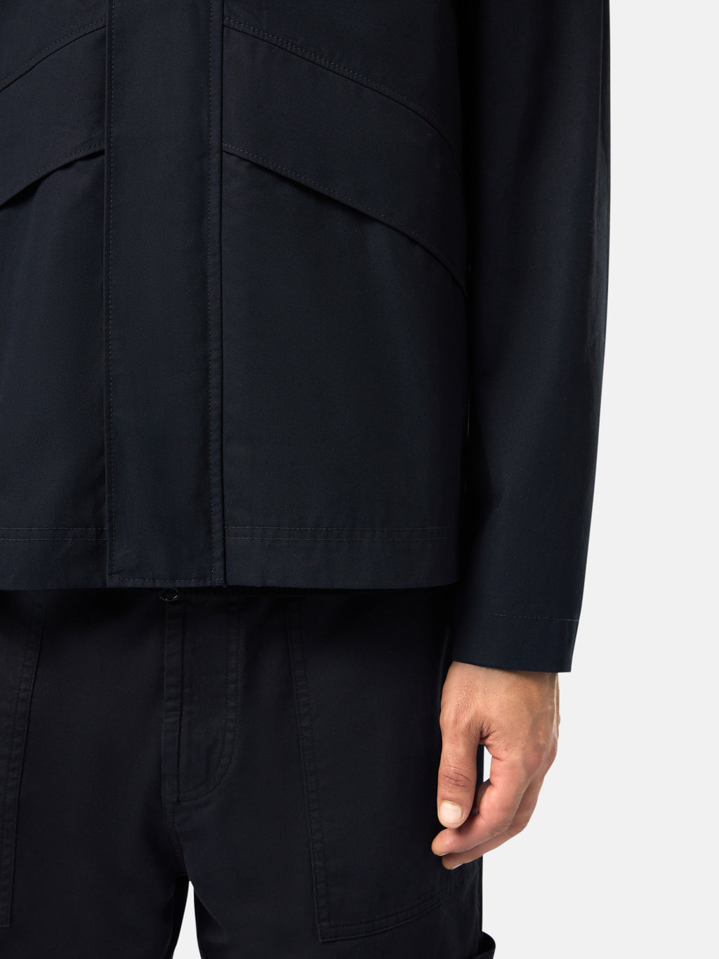 107F1 WEATHERPROOF COTTON CANVAS_STONE ISLAND GHOST