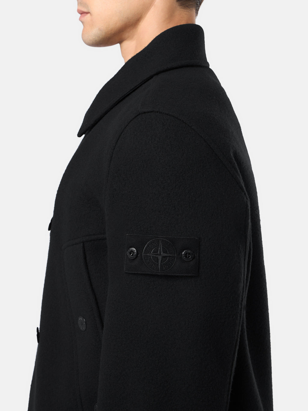 441F5 HEAVY MELTON_STONE ISLAND GHOST