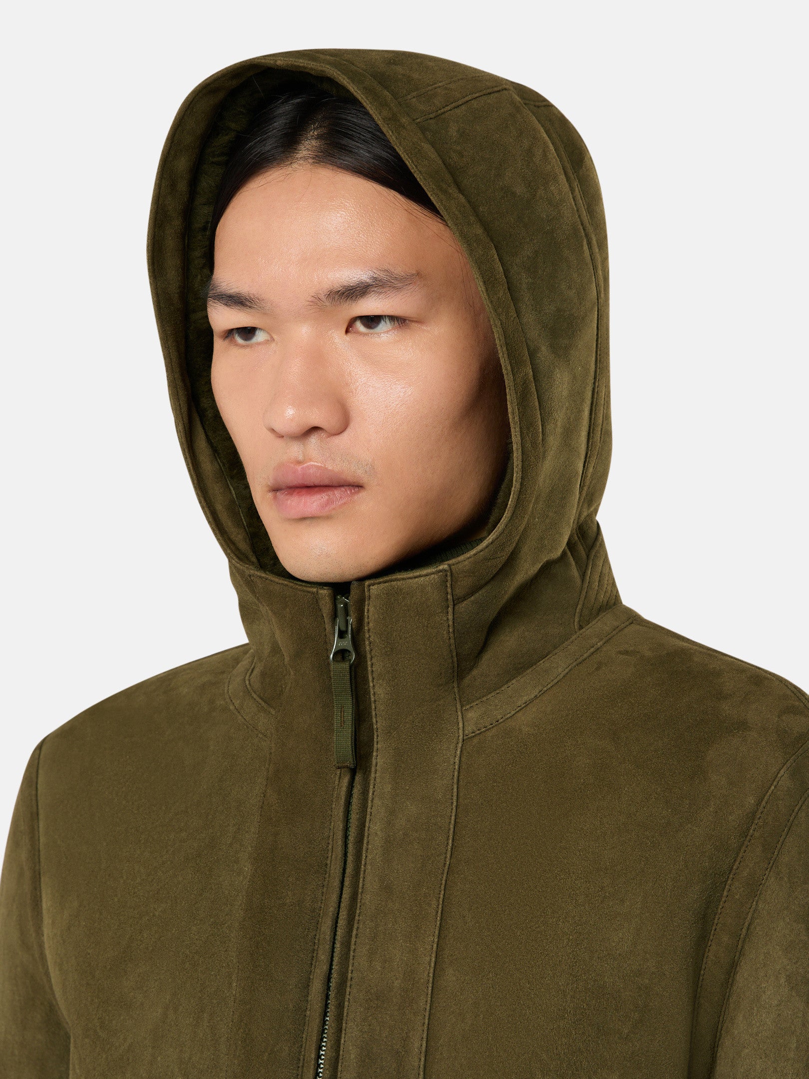 002F9 SUEDE SHEEPSKIN_STONE ISLAND GHOST