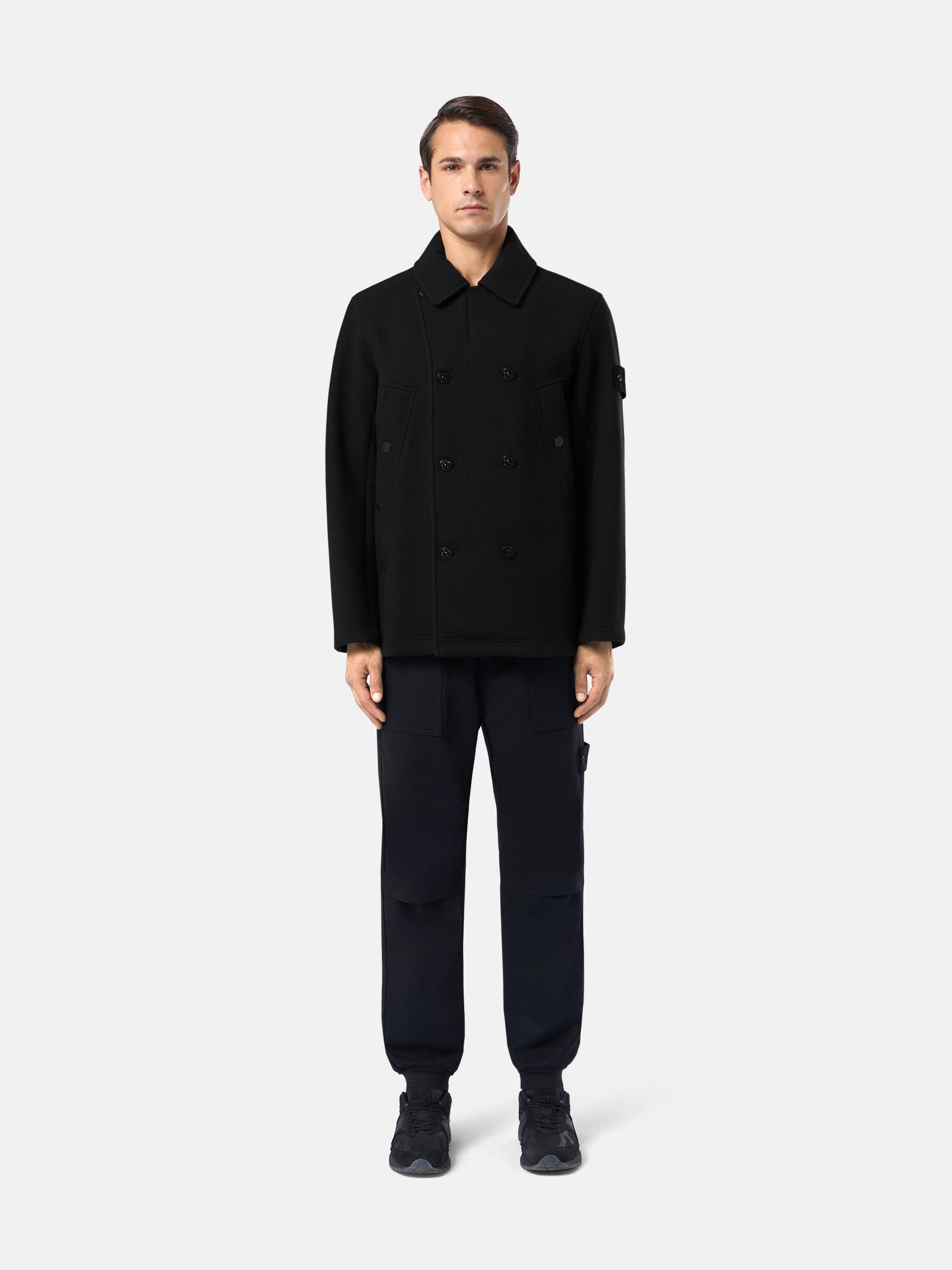 441F5 HEAVY MELTON_STONE ISLAND GHOST
